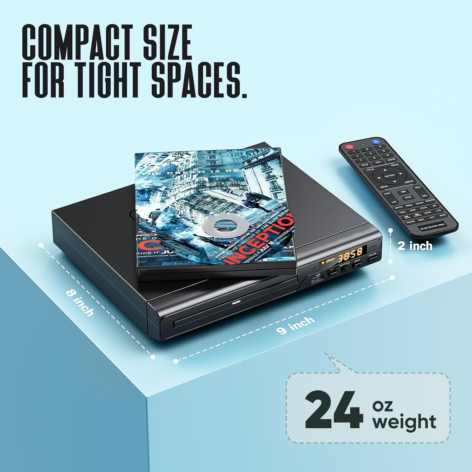 DVD Player with HDMI All Region Simple CD Player