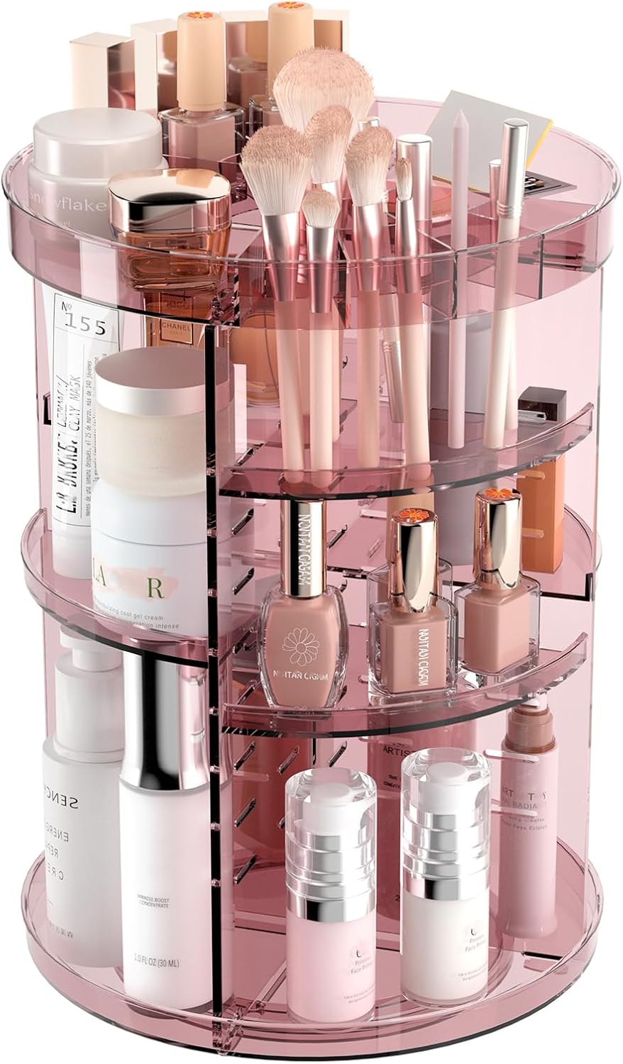 Rotating 8-Layer Makeup Organizer – Skincare