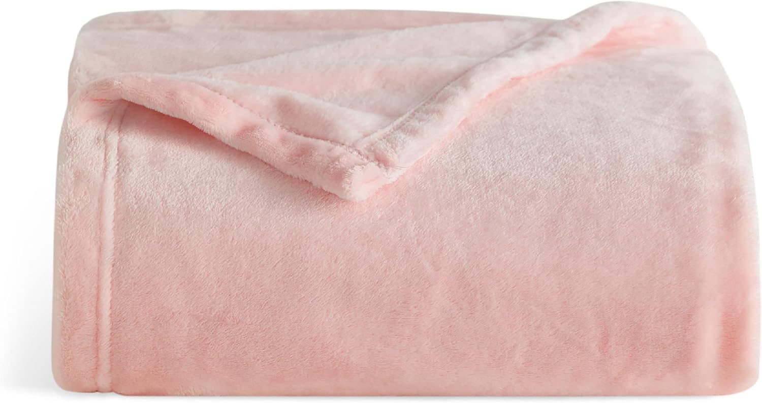 Bedsure GentleSoft Fleece Bed Blankets Queen Size