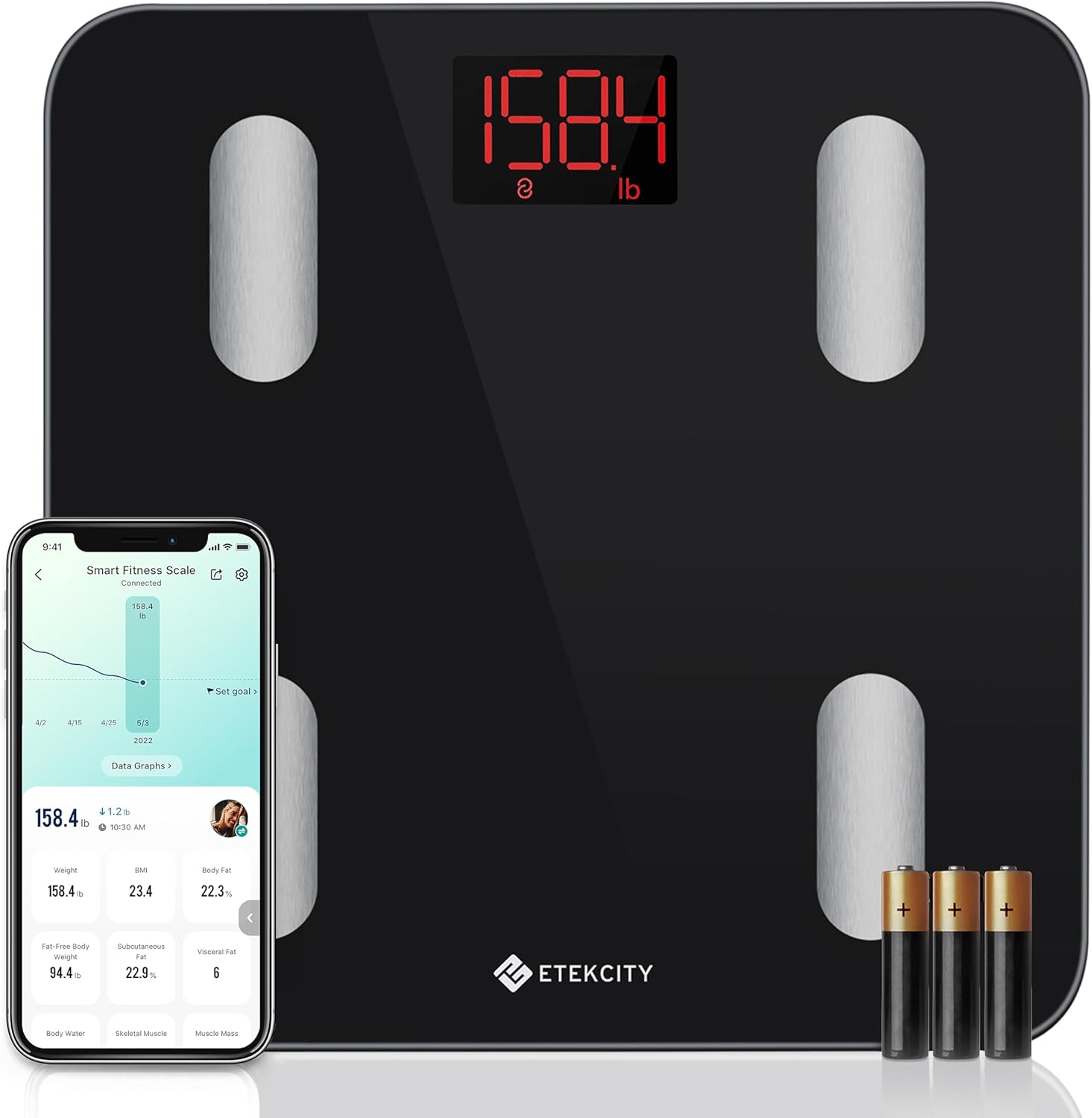 Smart Body Scale & Fat Analyzer