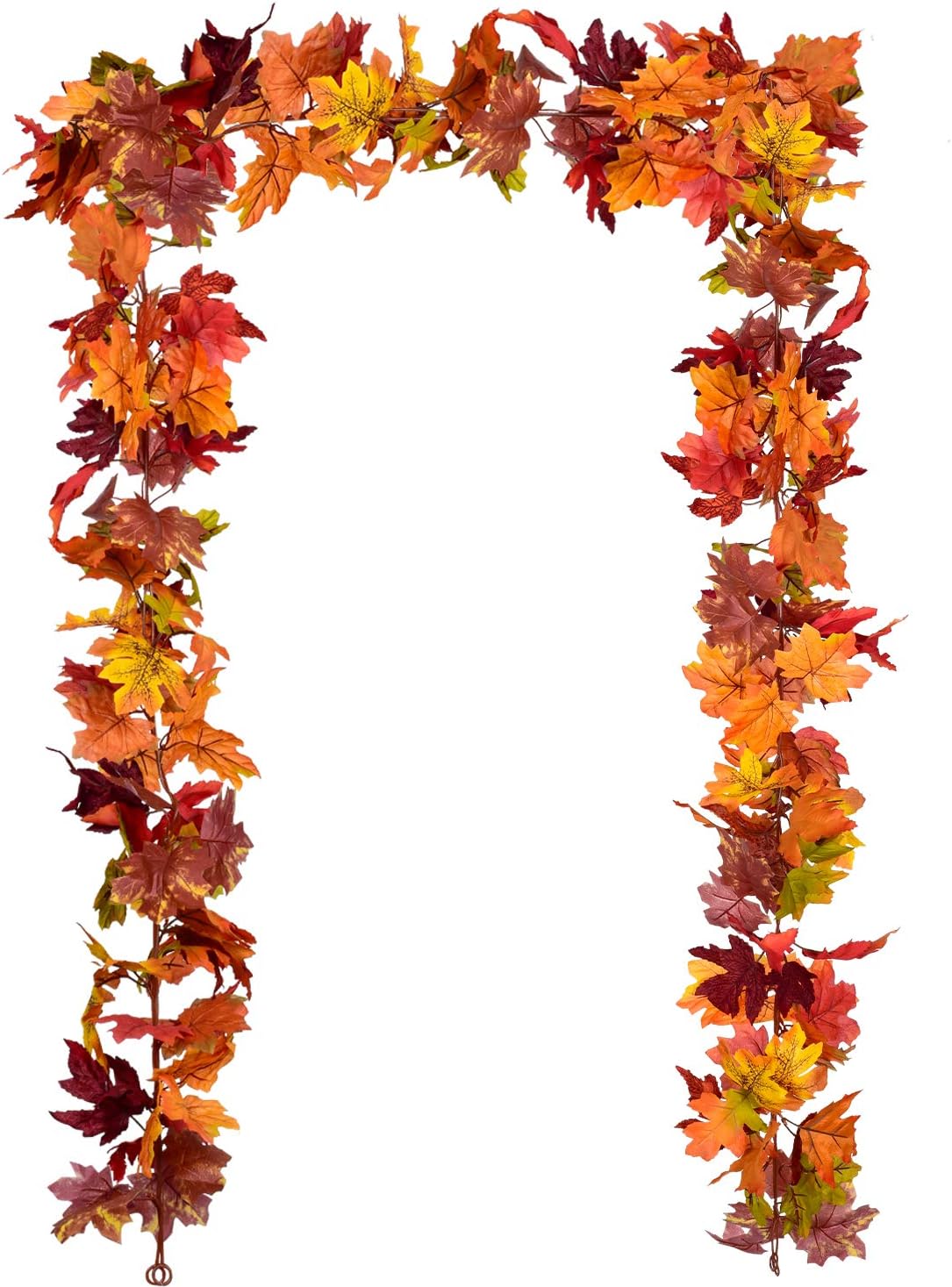 DearHouse 2 Pack Fall Garland Maple Leaf
