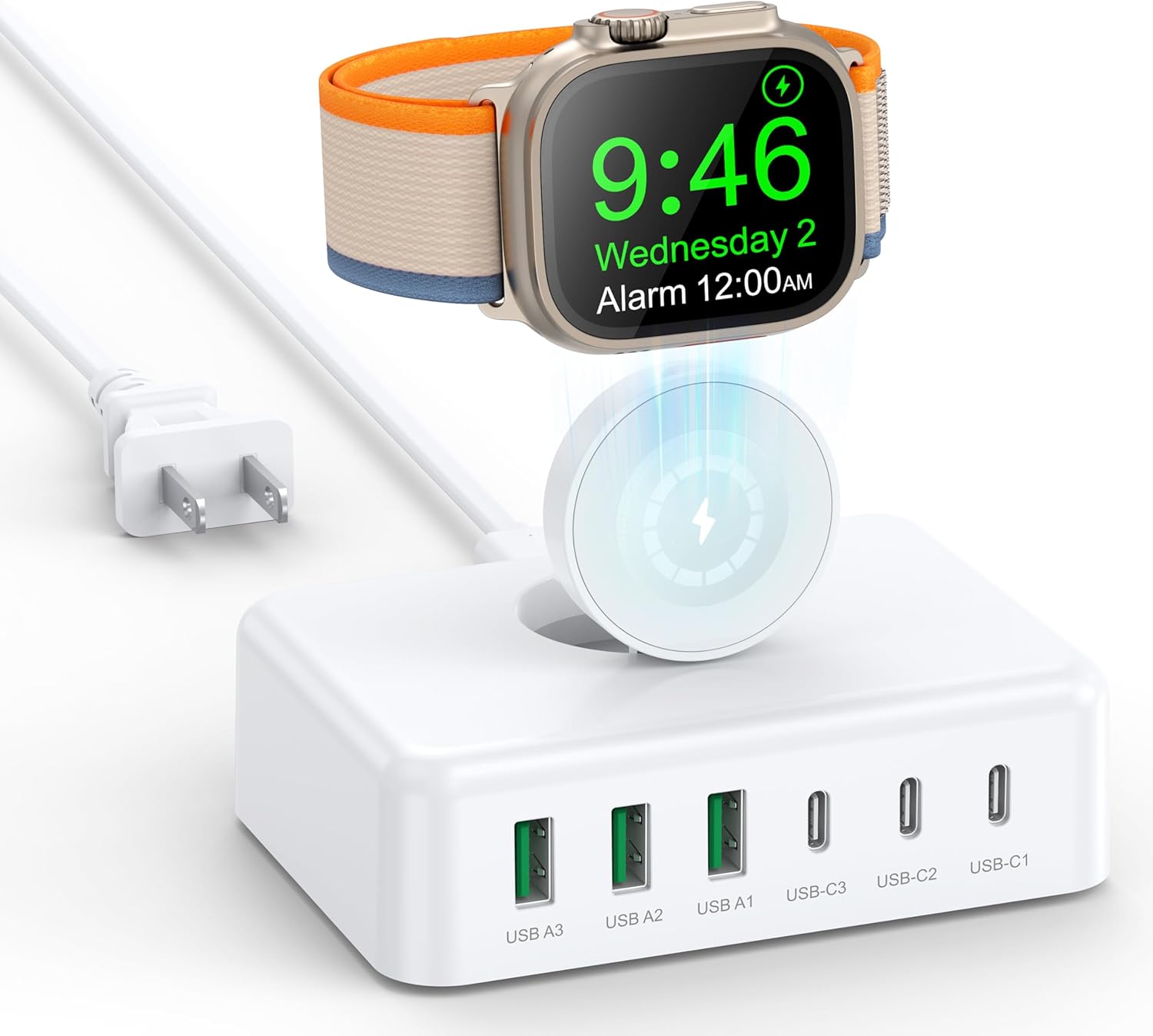 100W USB C Charger Block GaN Fast Charging Station