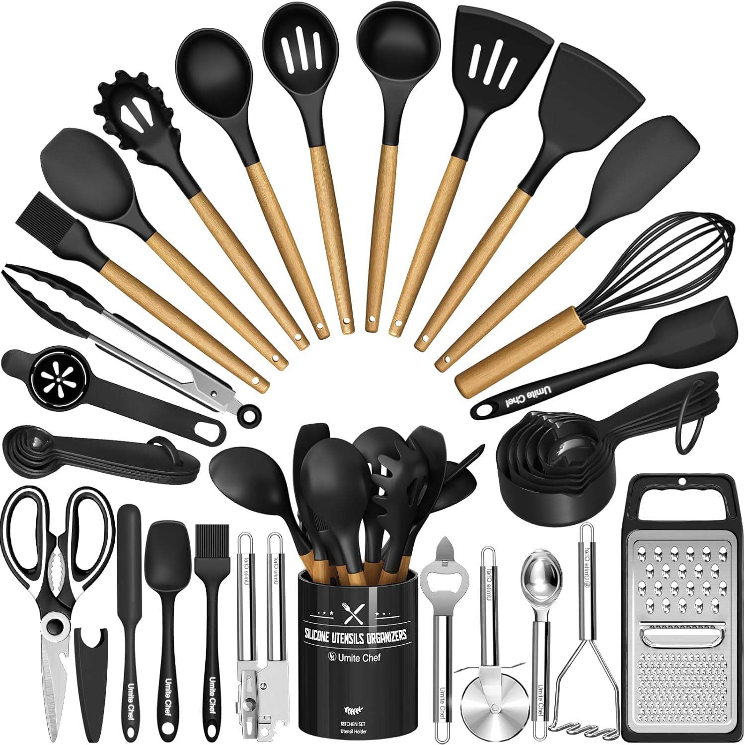 Umite Chef Silicone Kitchen Utensil Set