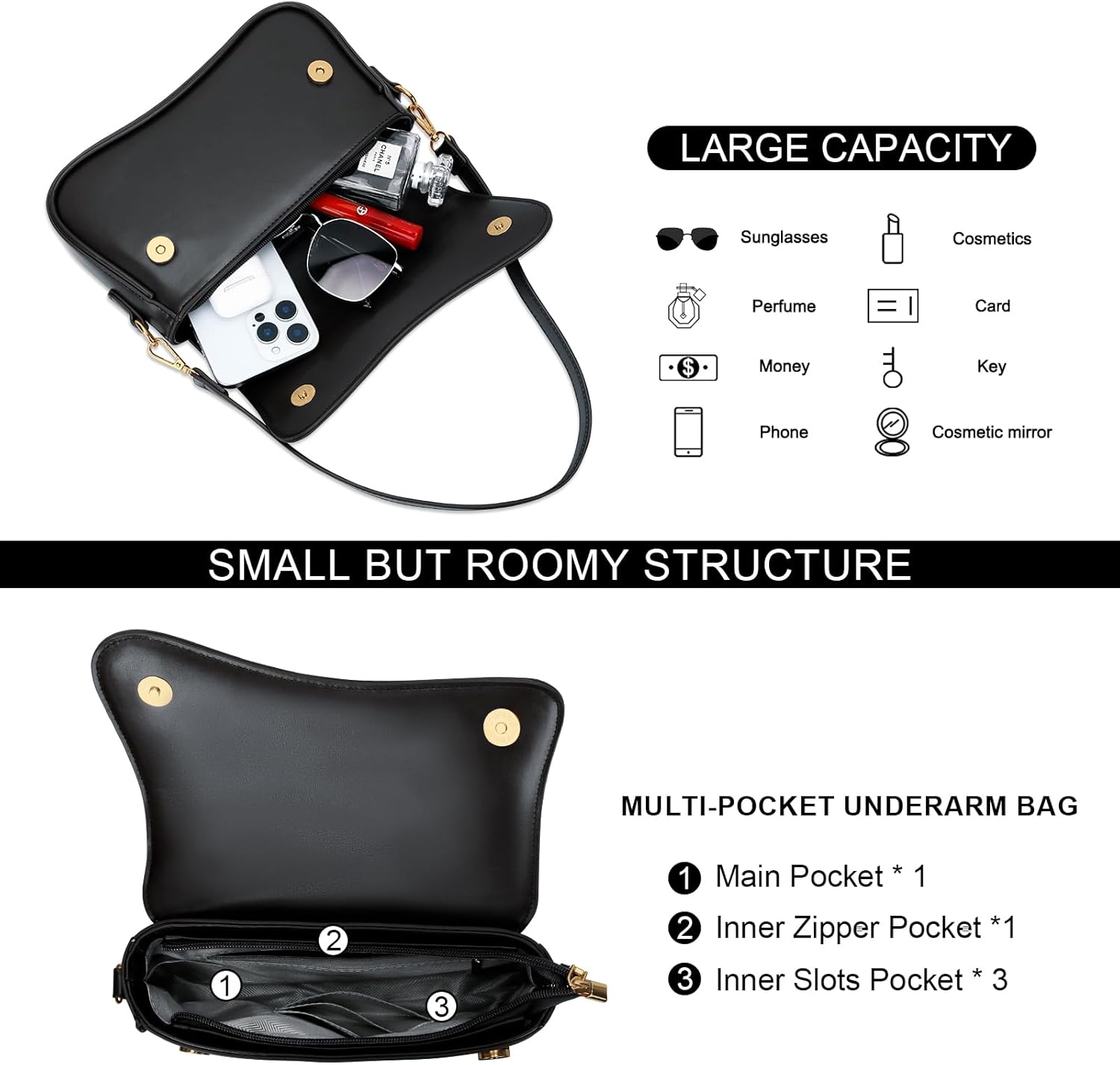 KKXIU Small Shoulder Bag for Women