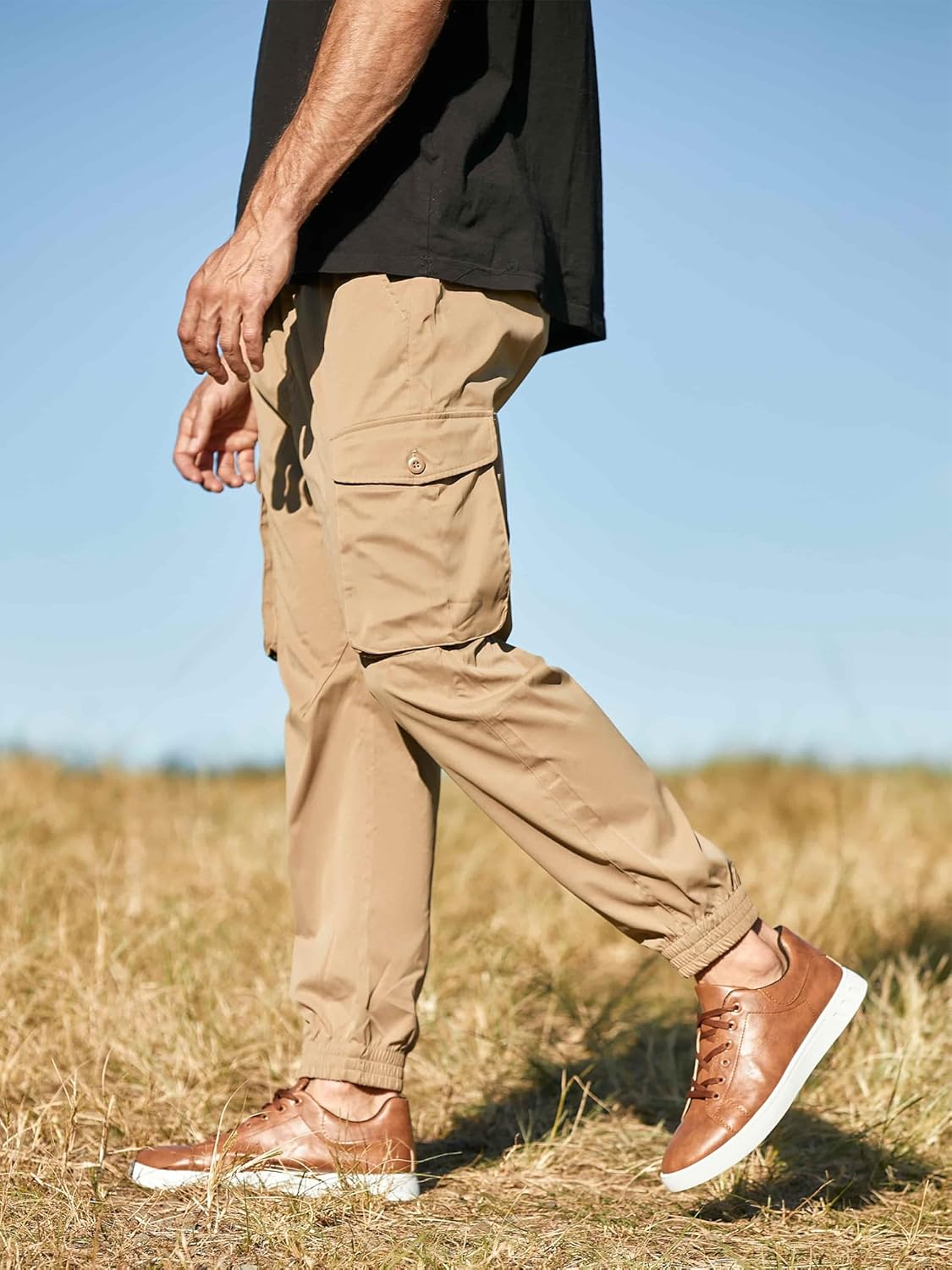 JMIERR Men's Casual Cargo Joggers Pants