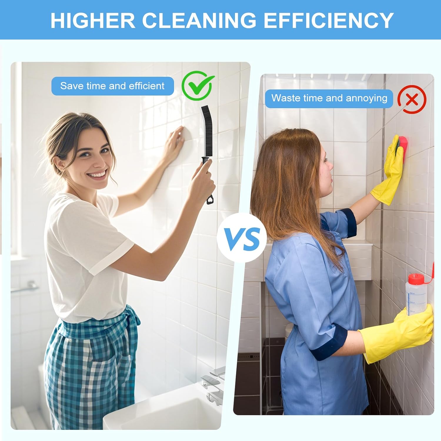 11Pcs Crevice Cleaning Brush Set for Kitchen