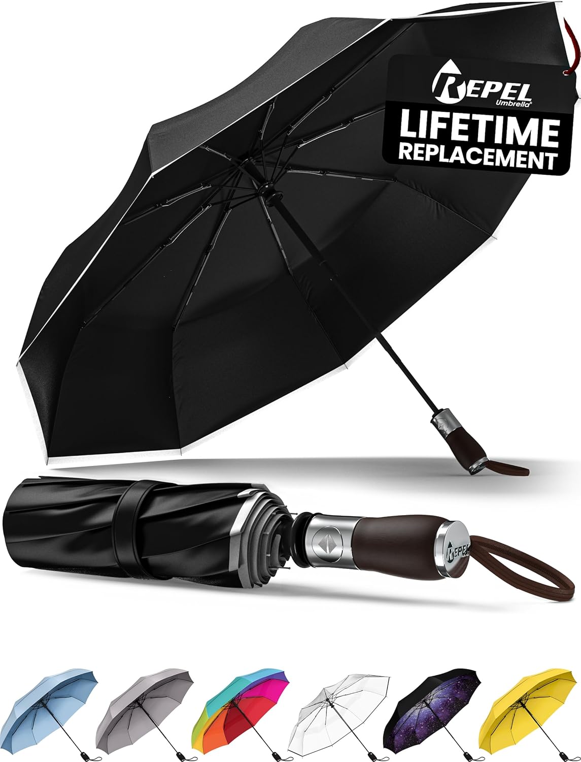 REPEL Windproof Travel Umbrella
