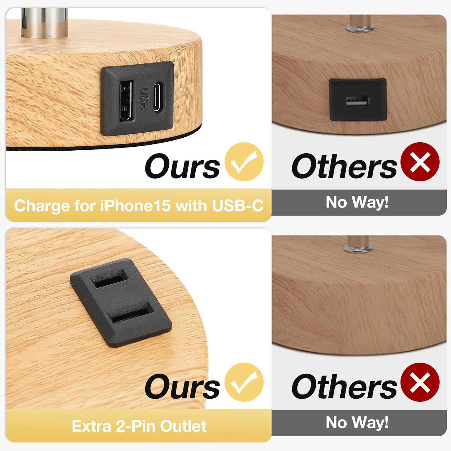 Bedside Touch Lamp 3-Way Dimmable
