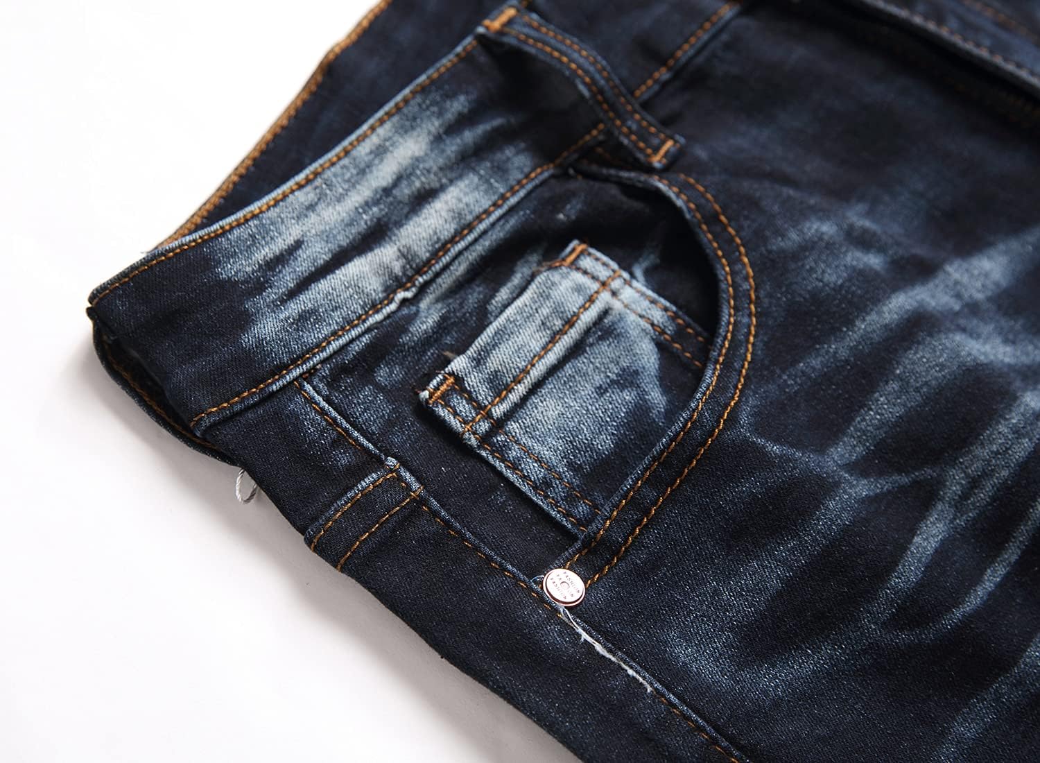 JUNBAOSS Men's Slim Fit Stretch Jeans for Men