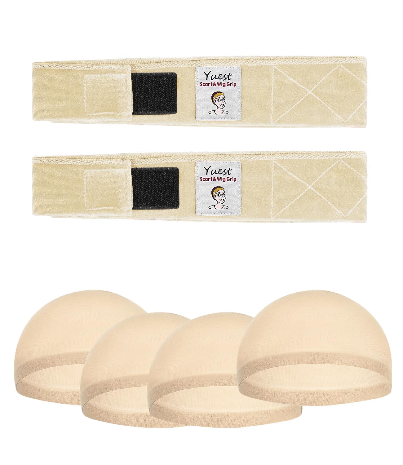 Wig Grip Band - Velvet Wig Grips Adjustable Headband