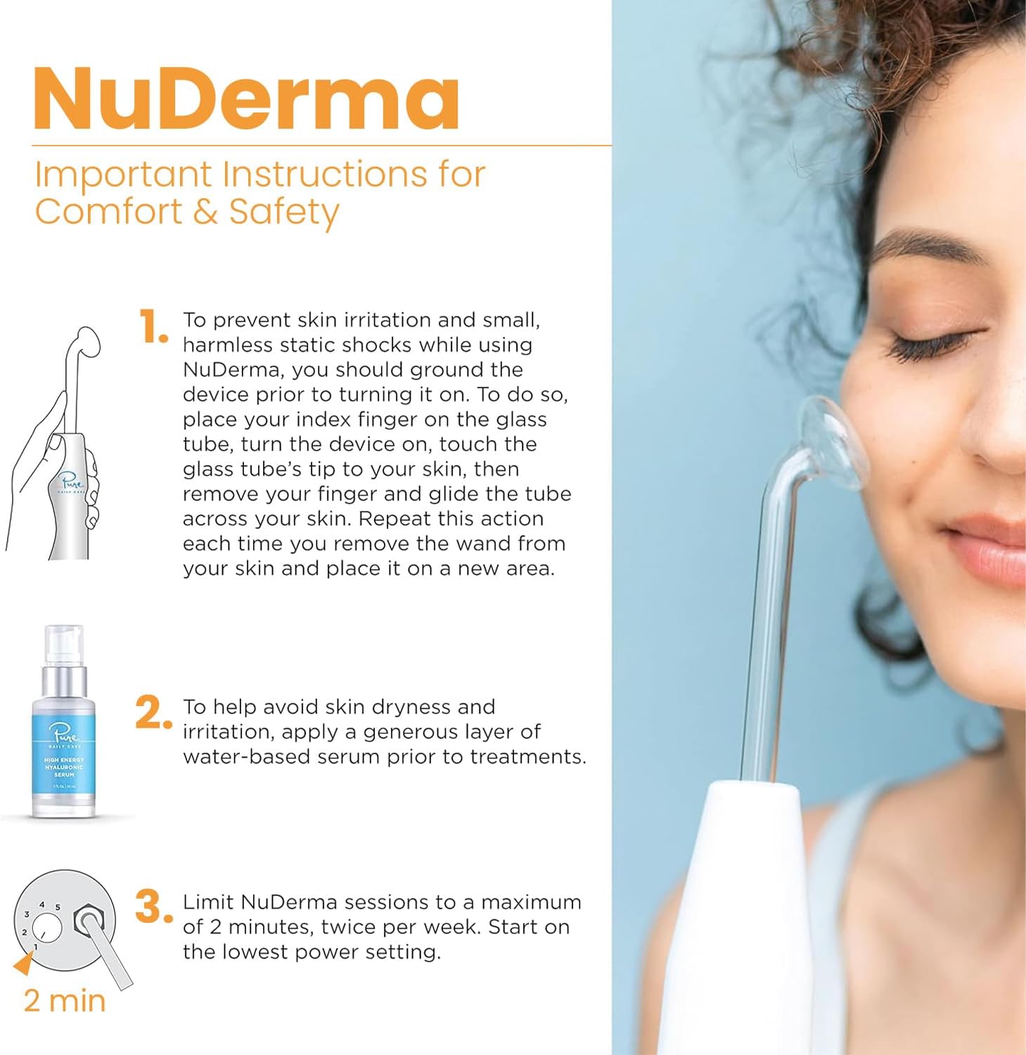 Pure Daily Care NuDerma Wand Hair Care
