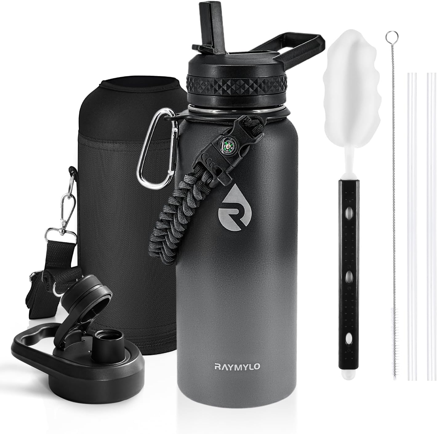 64oz Insulated Water Bottle Stainless Steel