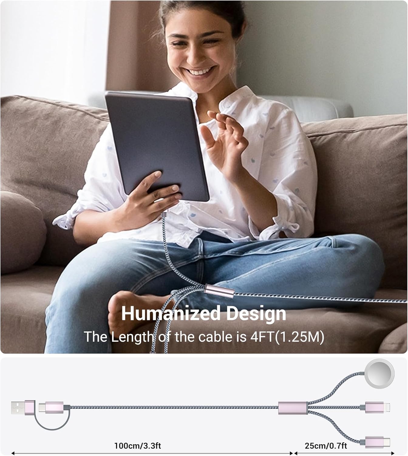 Temdan 3-in-1 USB-C Travel Charger – iPhone
