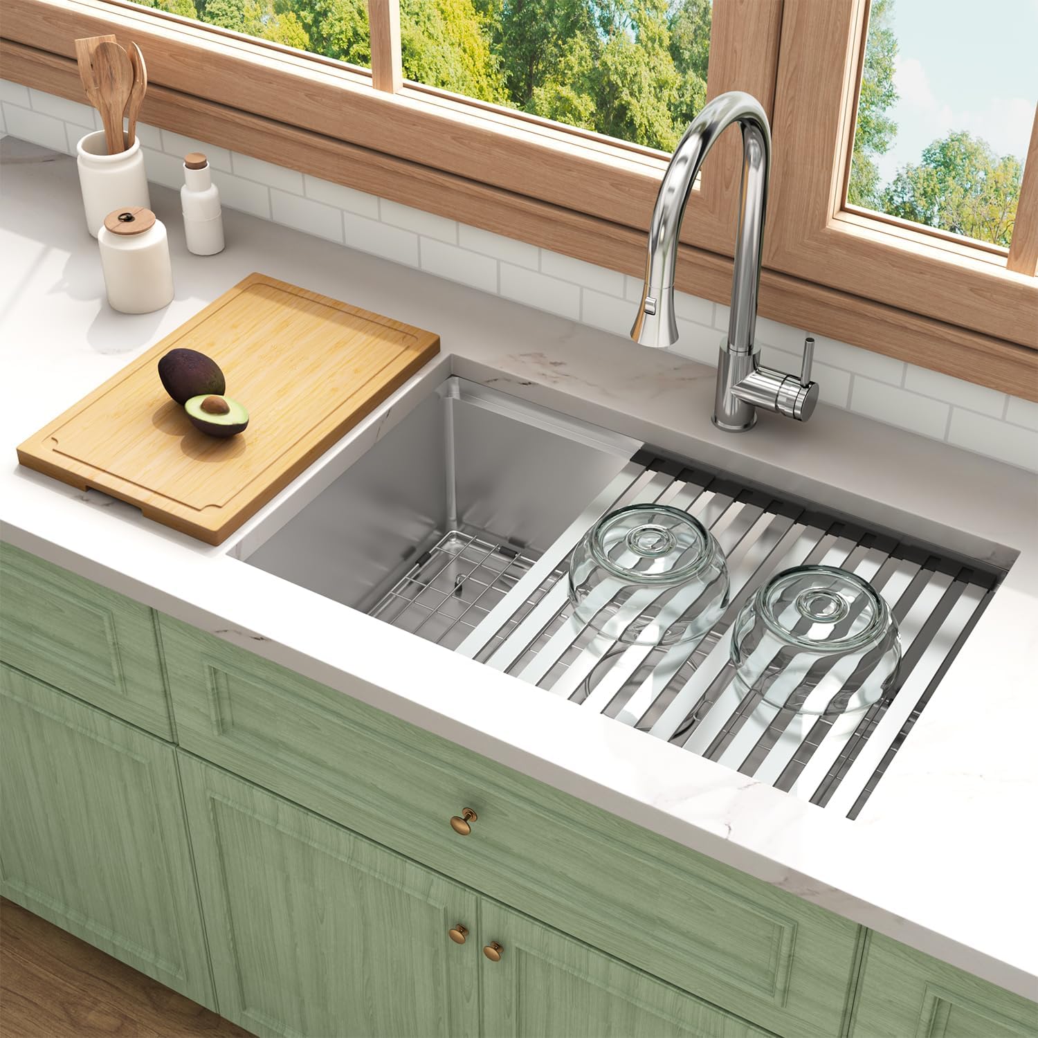 Modern Undermount Gold Sink for Kitchens