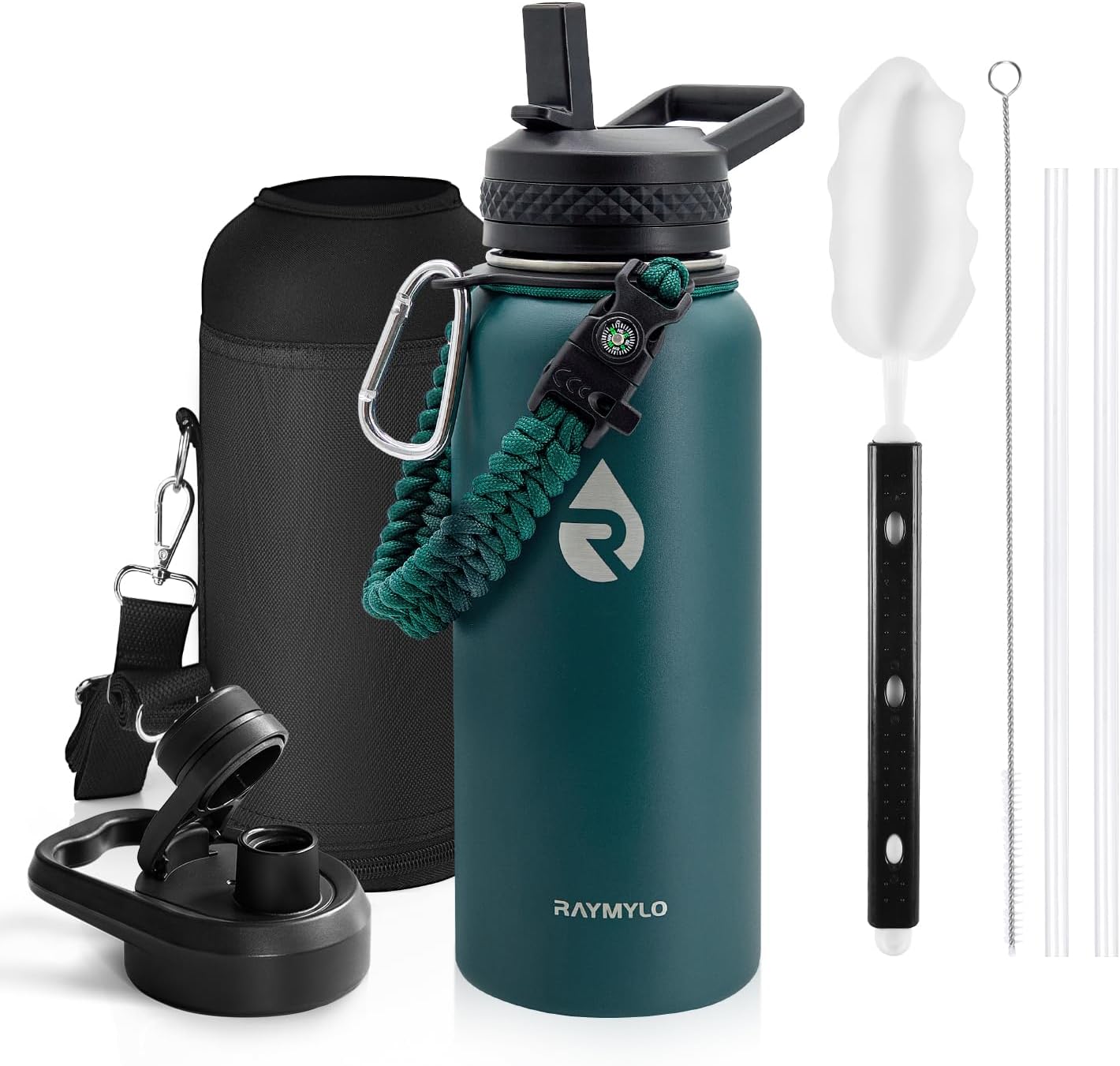 64oz Insulated Water Bottle Stainless Steel