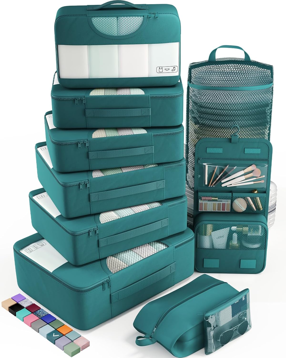 Veken Packing Cubes Set, Travel Luggage Organizers