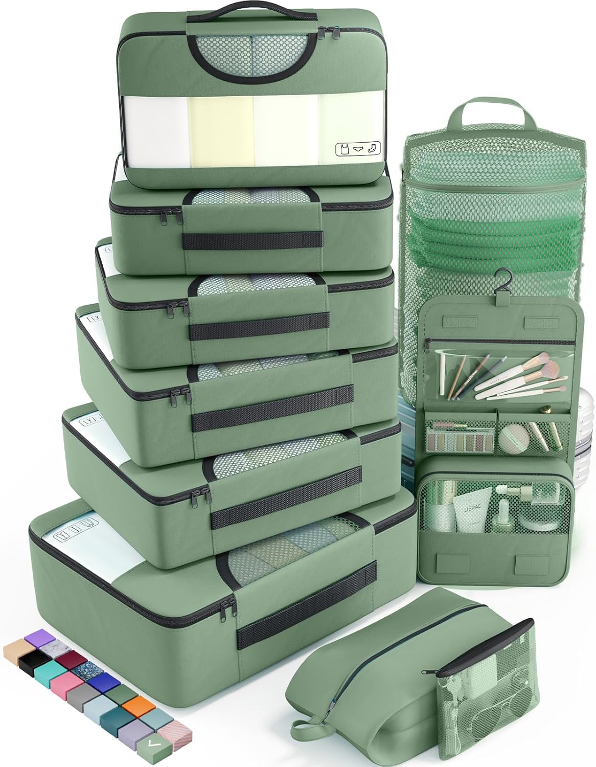 Veken Packing Cubes Set, Travel Luggage Organizers