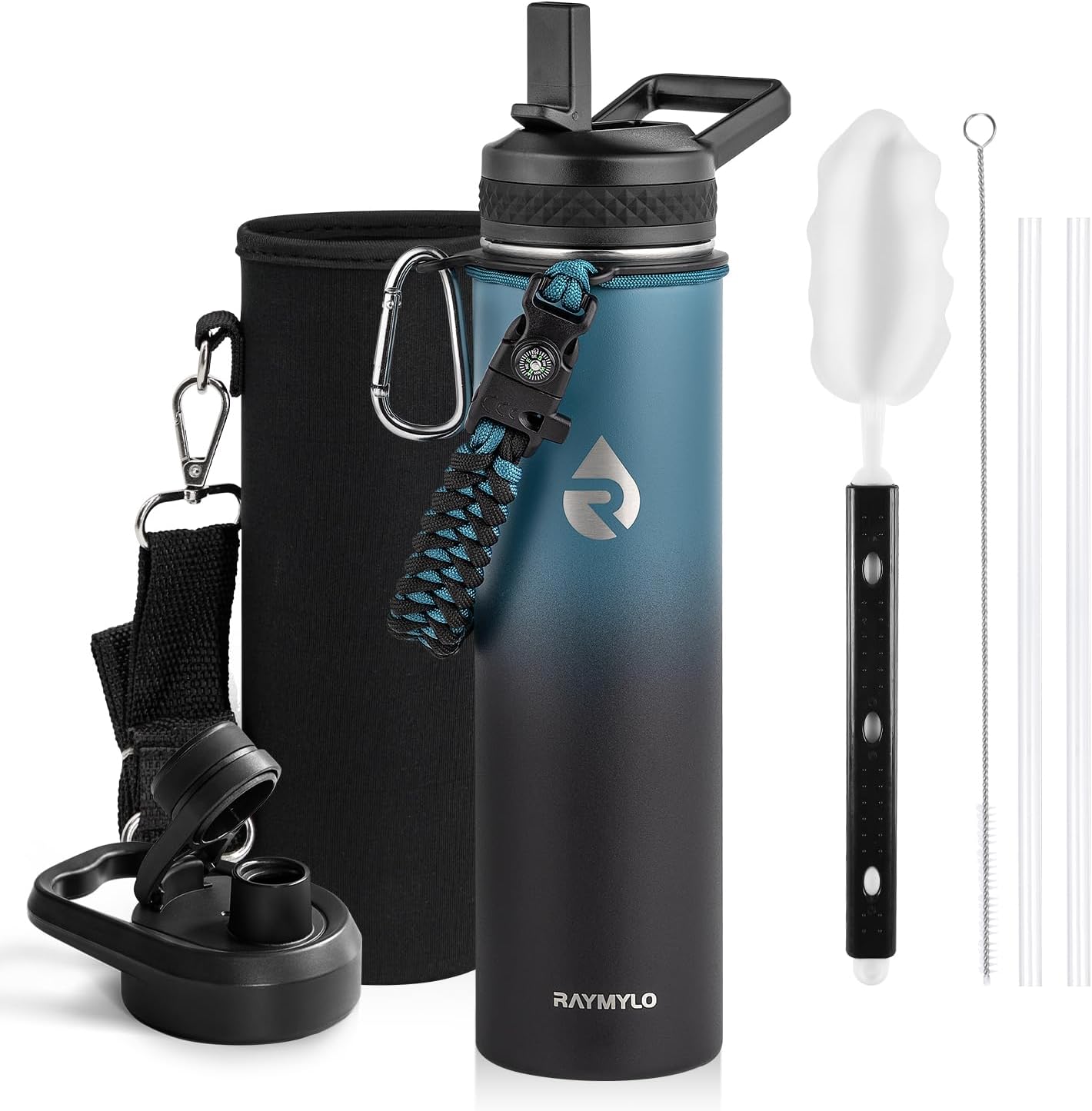 64oz Insulated Water Bottle Stainless Steel