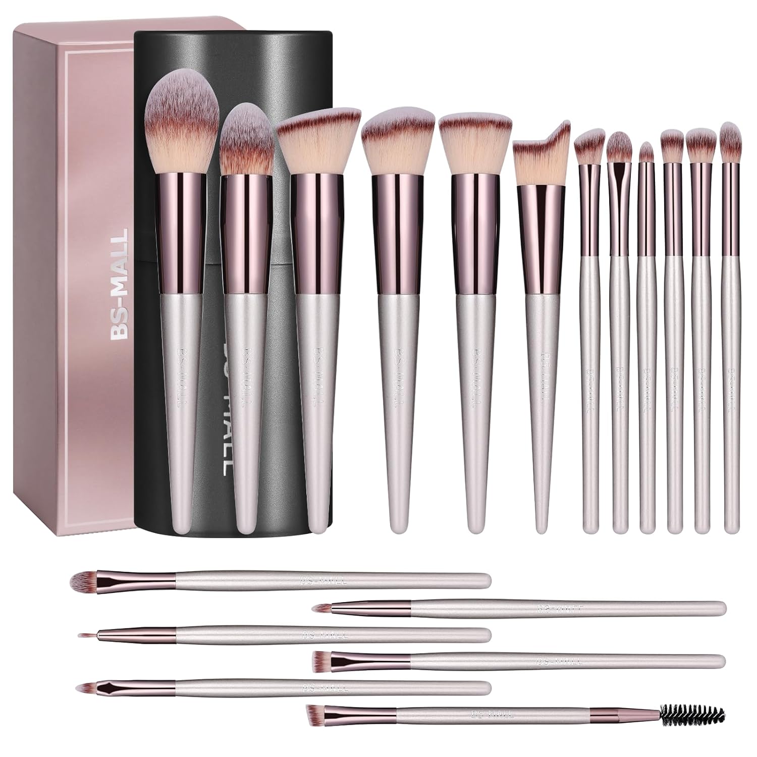 BS-MALL 18 Pcs Makeup Brush Set