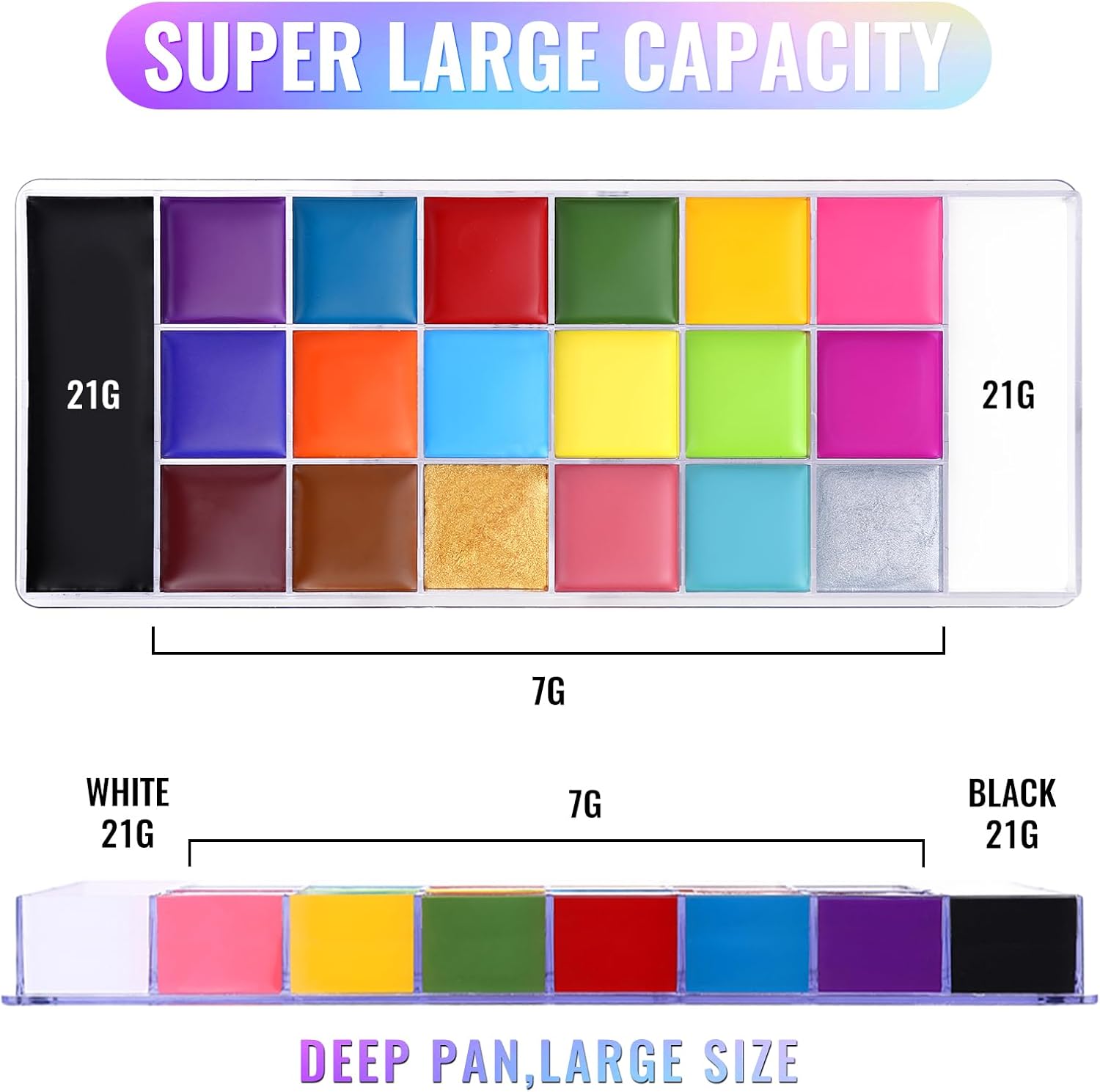 UCANBE Athena Face Body Paint Oil Palette