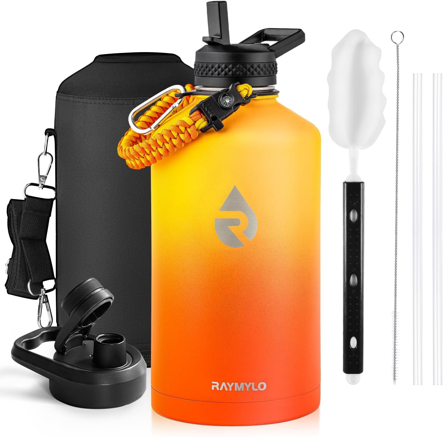 64oz Insulated Water Bottle Stainless Steel