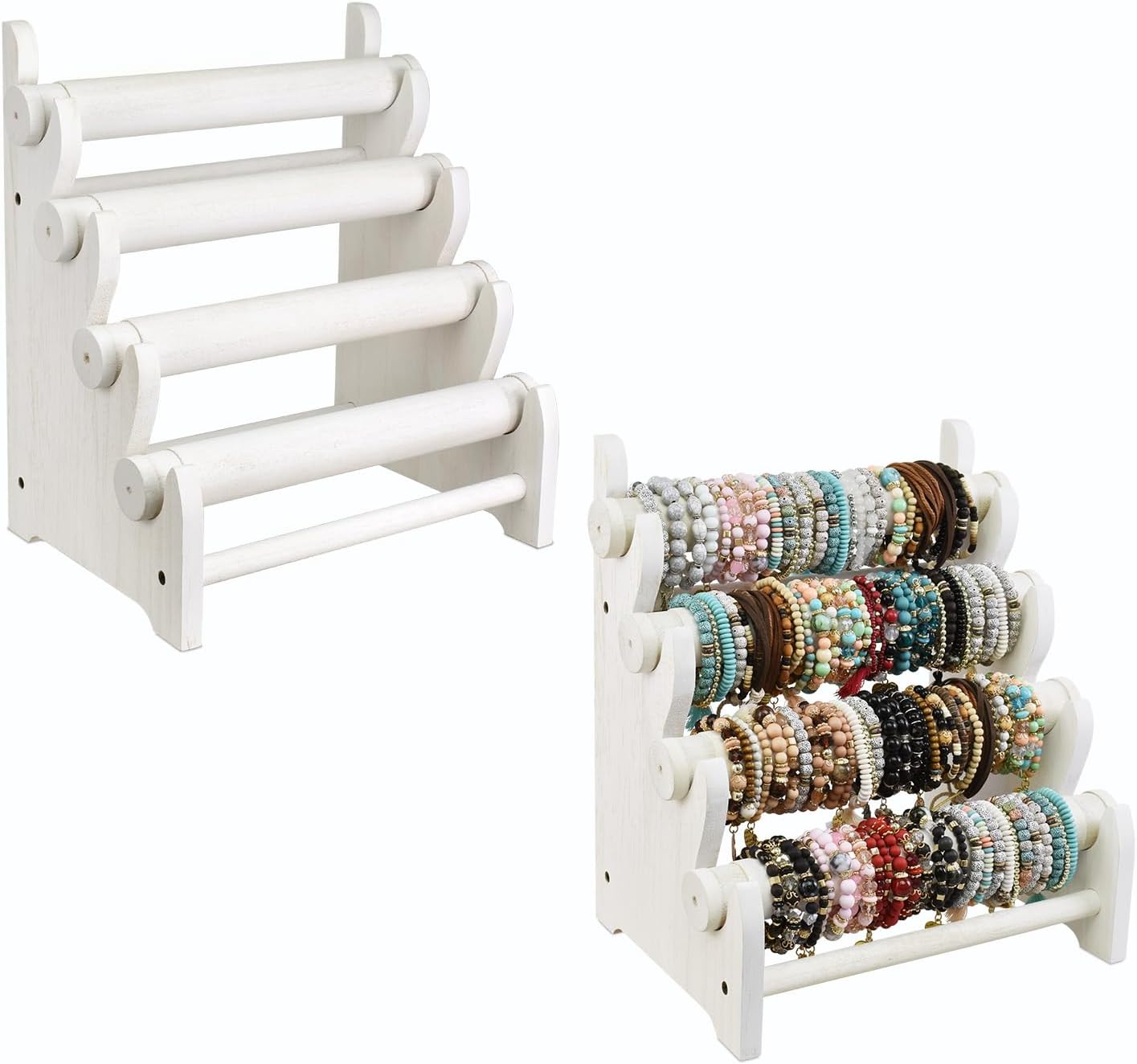 Ikee Design Wooden Jewelry Display Stand