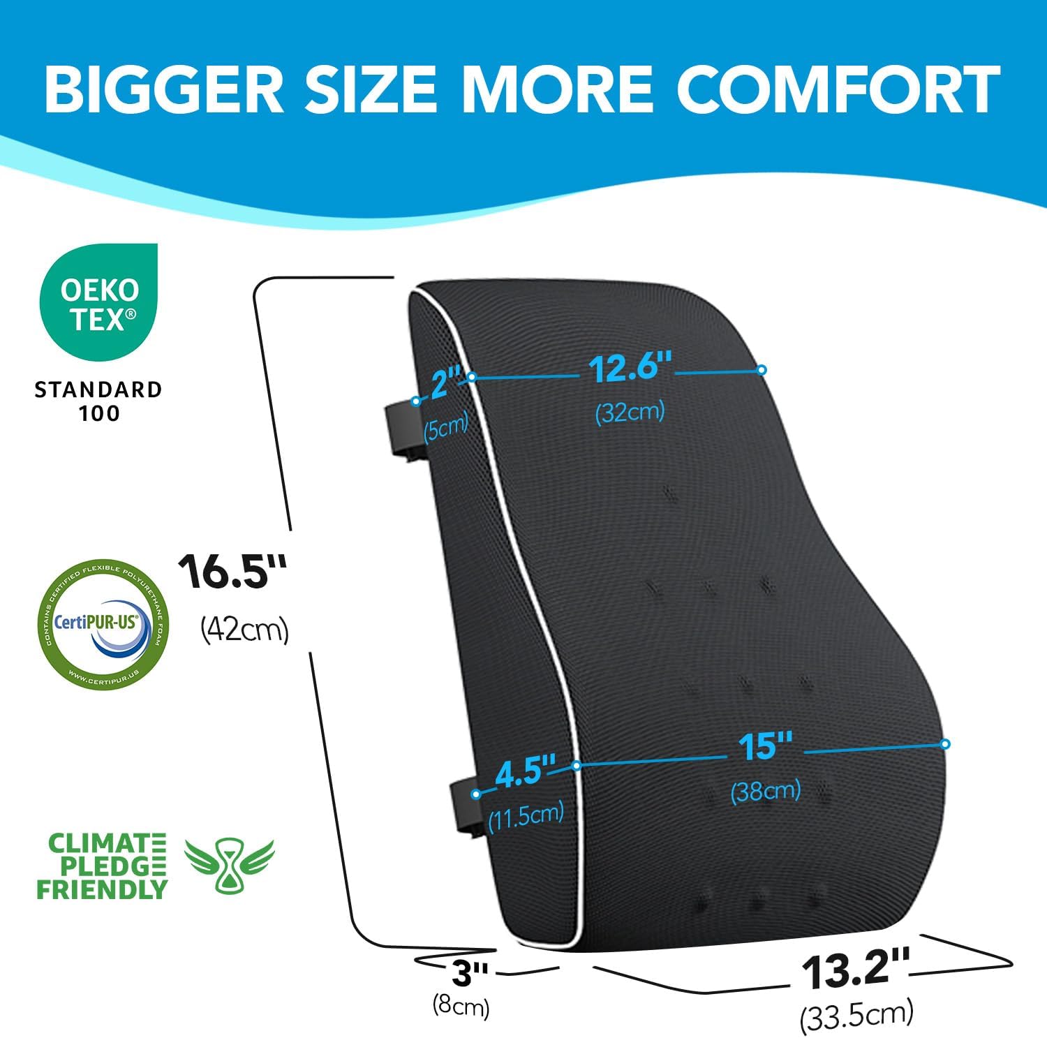 Lumbar Support Pillow Chair Back Pain Relief