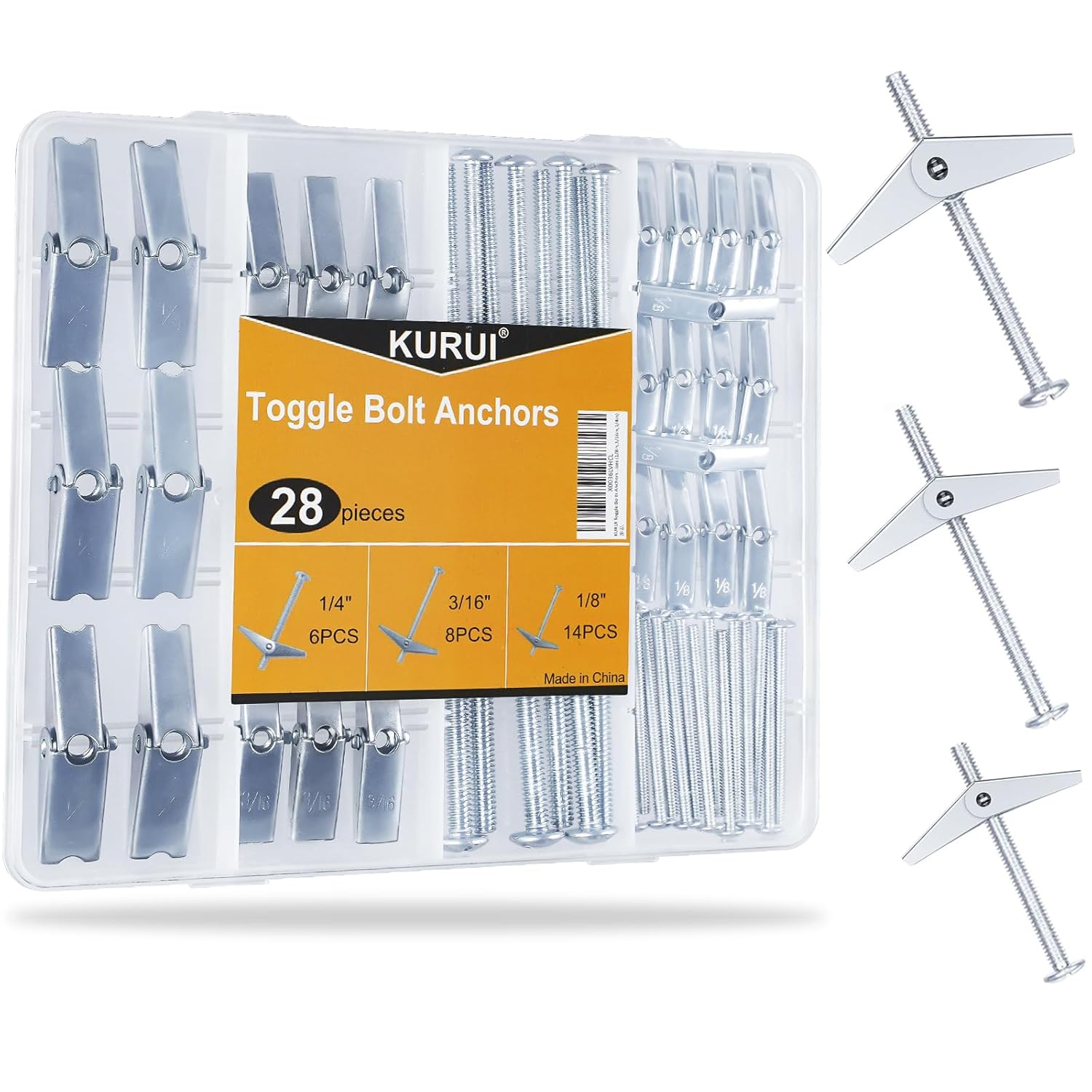 KURUI Heavy Duty Drywall Anchor Kit