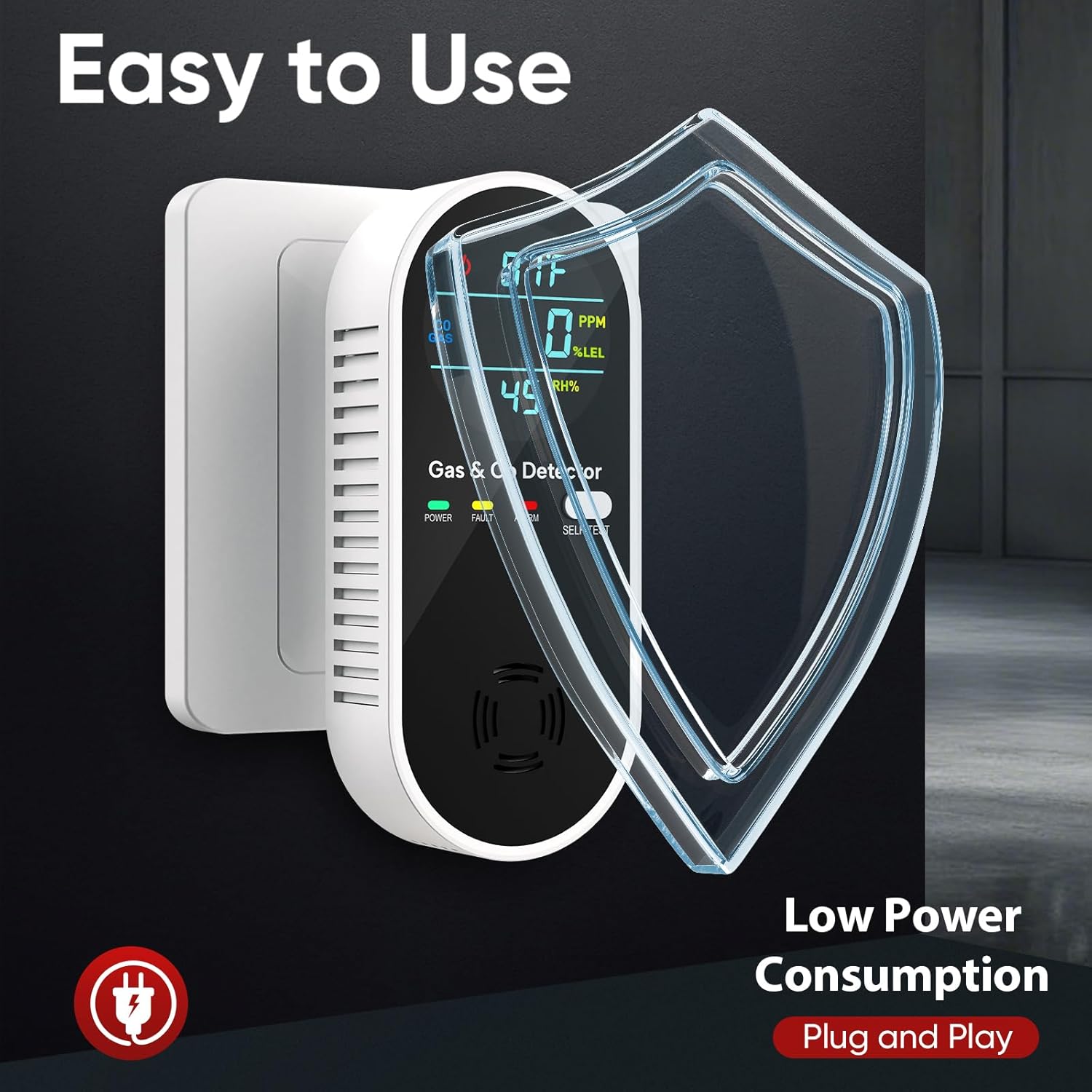 Smart Gas Leak Detector with CO Sensor