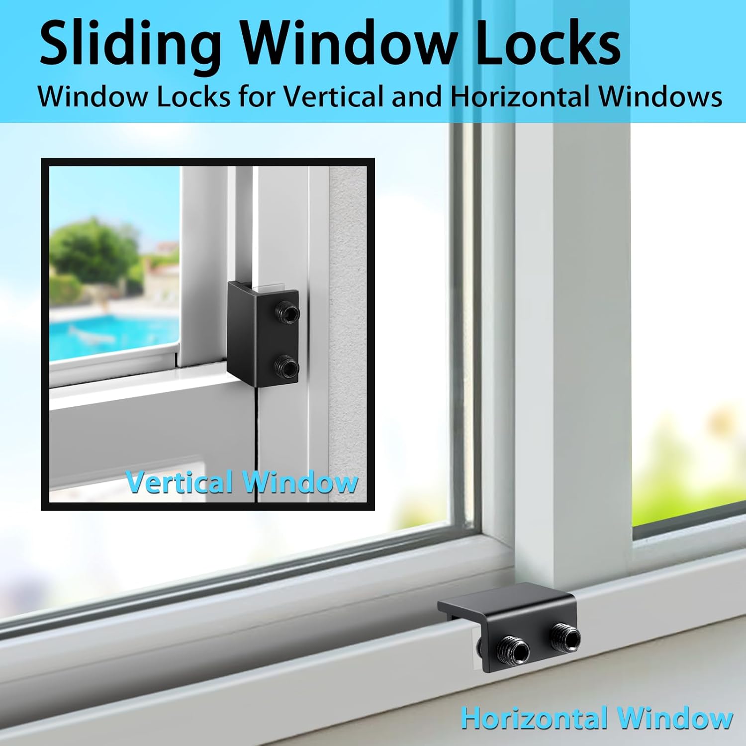 ZRFCXE Window Locks Sliding Window Locks with Key