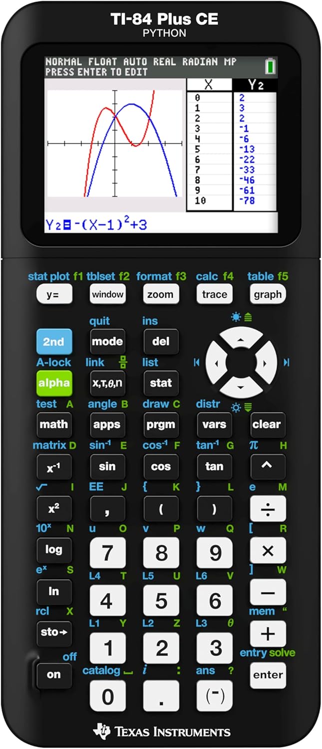 TI-84 Plus CE Graphing Calculator
