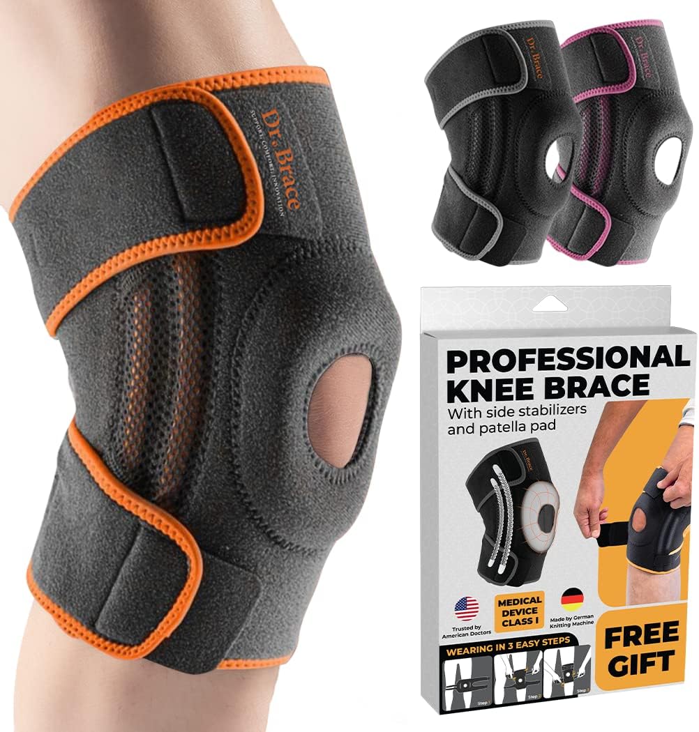 DR. BRACE ELITE Knee Brace – Side Stabilizers