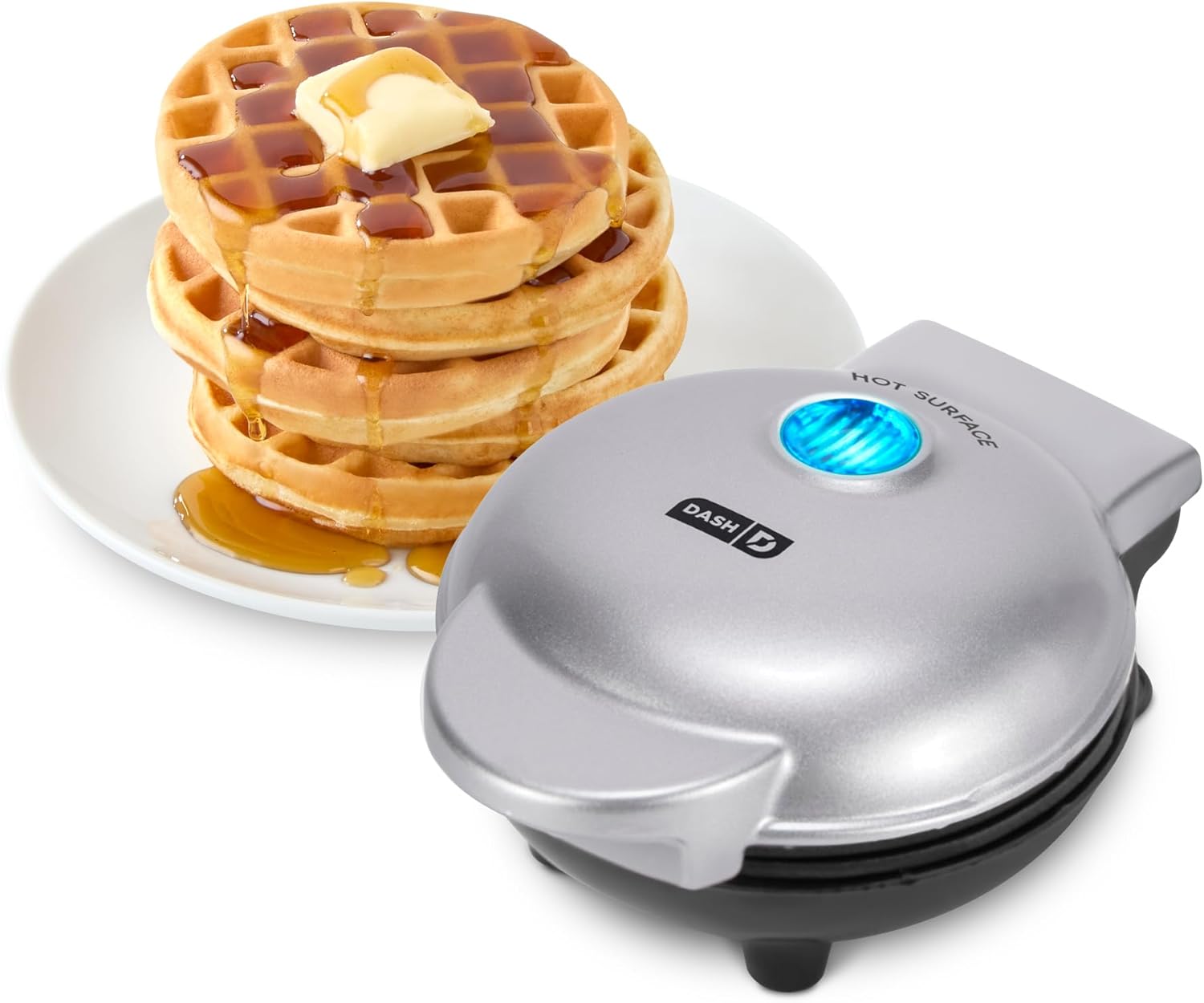 DASH Mini Waffle Maker 4" Nonstick Quick Heat-Up