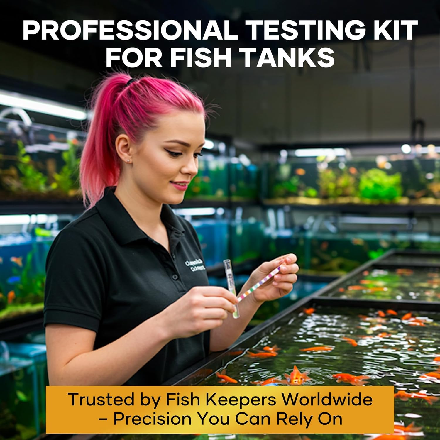 Aquarium Test Strips Fish Tank Water Test Kit