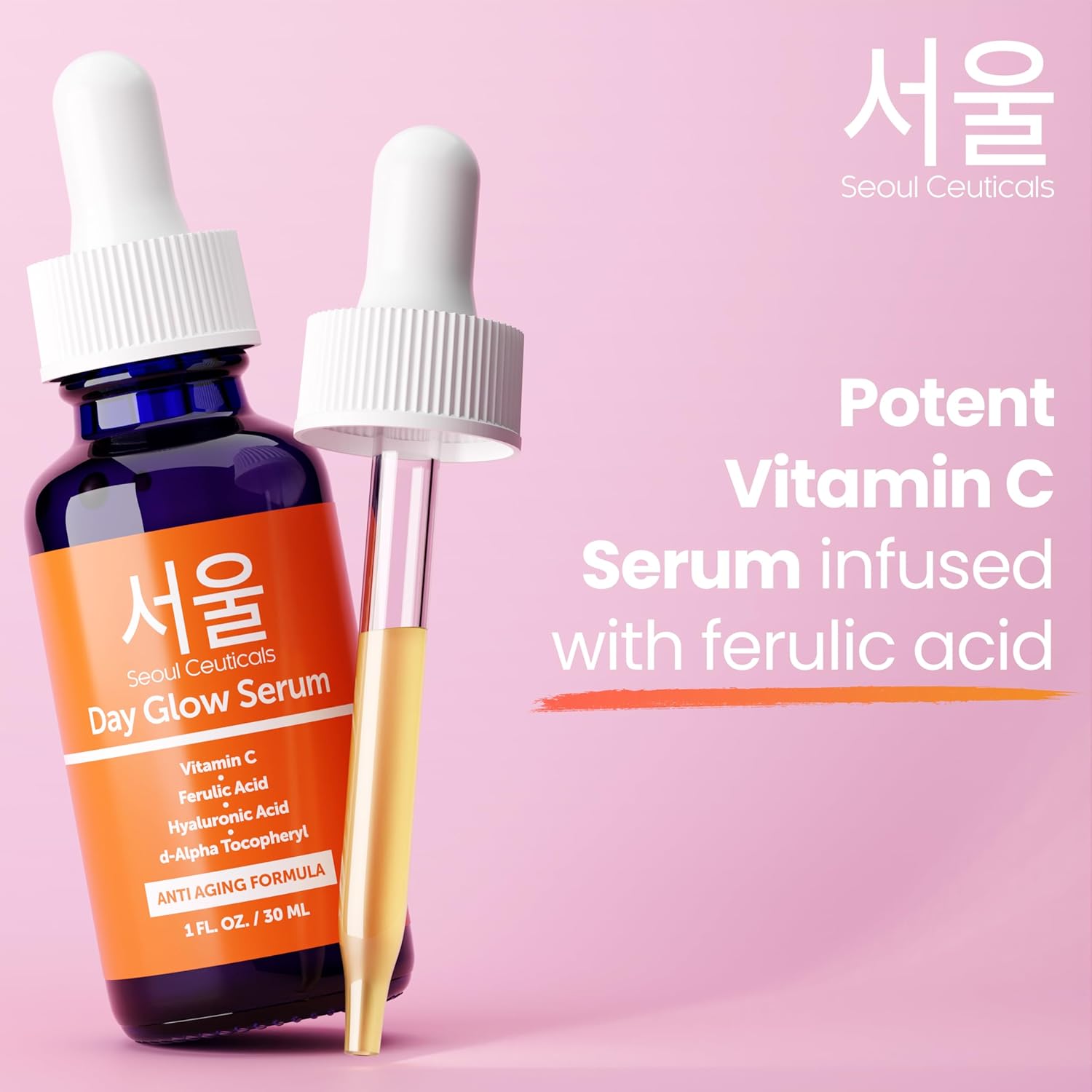 SeoulCeuticals 20% Vitamin C + Hyaluronic Acid Serum
