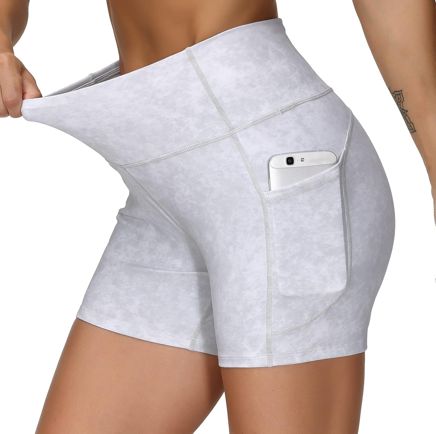 THE GYM Women's High-Waist Workout Shorts