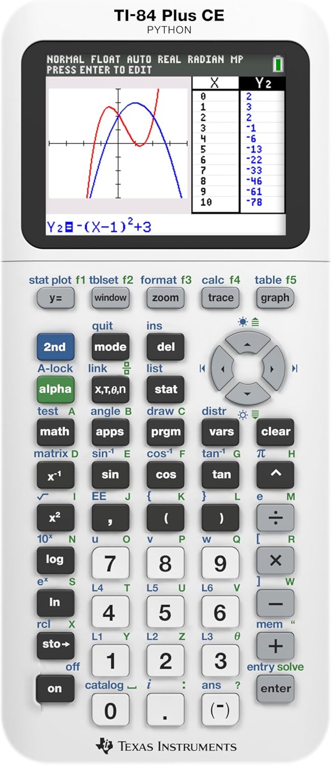TI-84 Plus CE Graphing Calculator