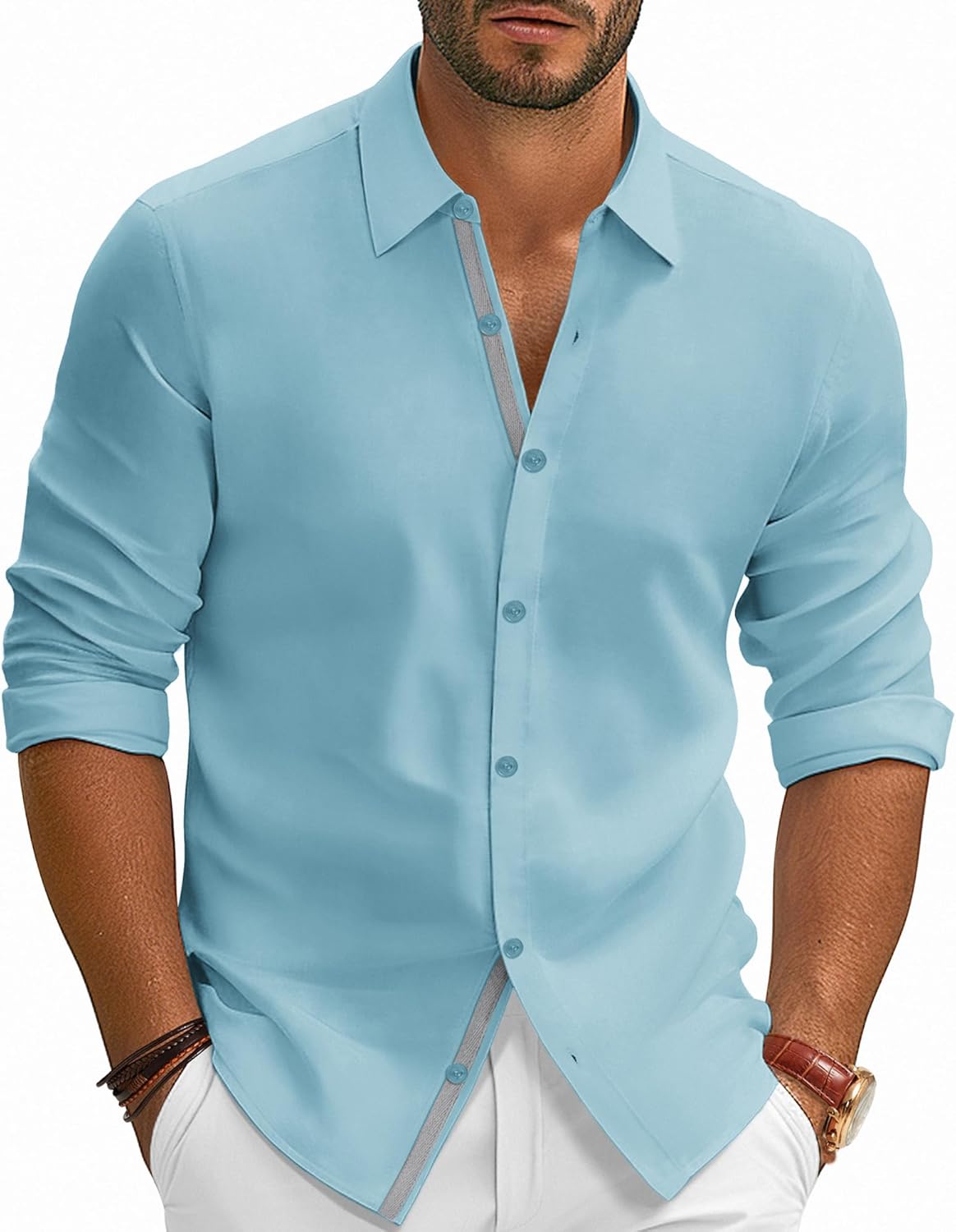 PJ PAUL JONES Mens Dress Shirts Business Shirts