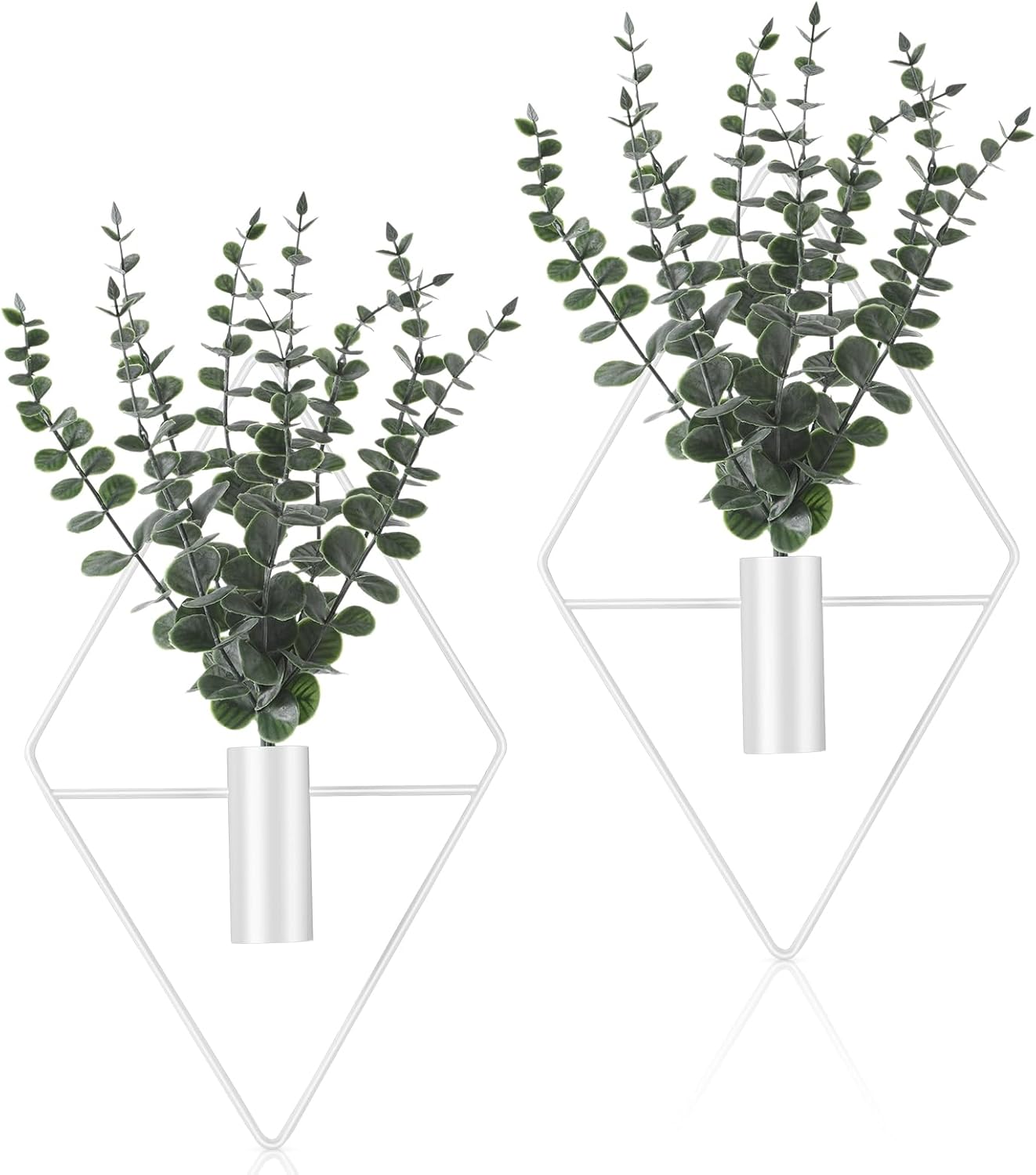 Jexine Hanging Planters with Artificial Eucalyptus