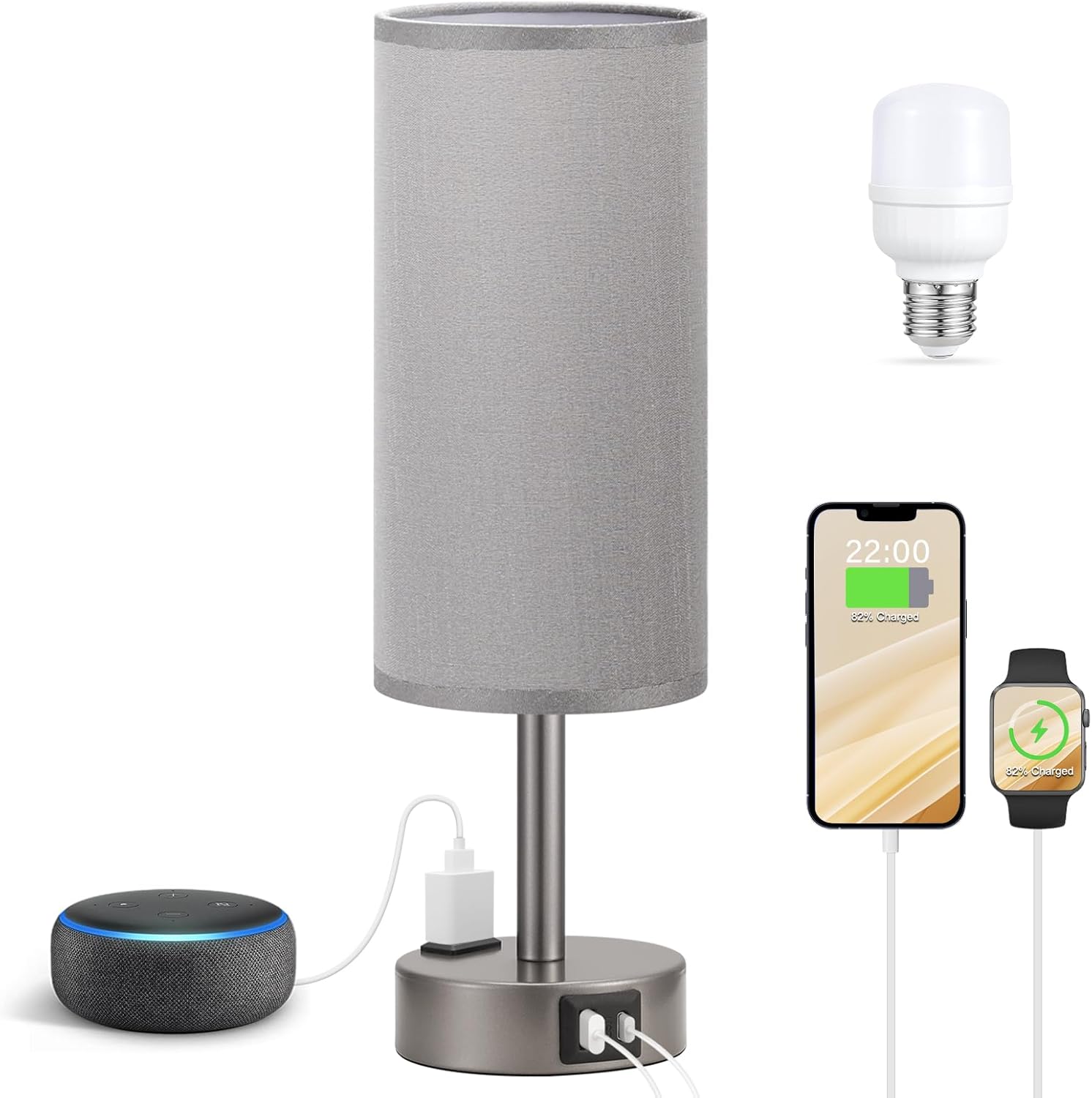 Bedside Touch Lamp 3-Way Dimmable