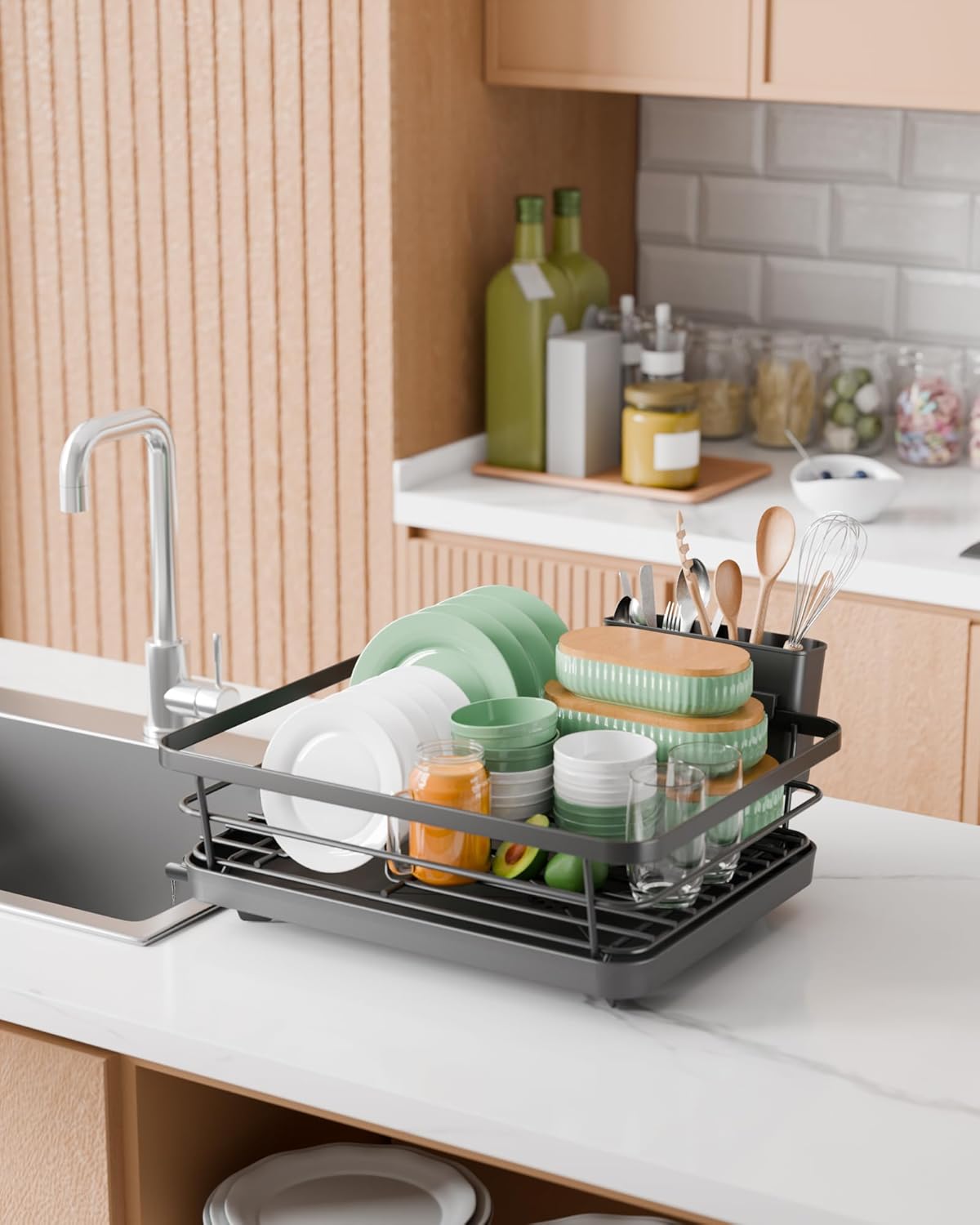 Kitsure Stainless Steel Dish Drying Rack