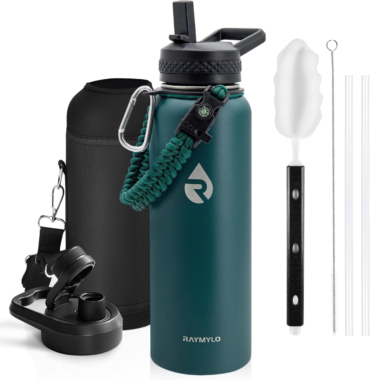 64oz Insulated Water Bottle Stainless Steel