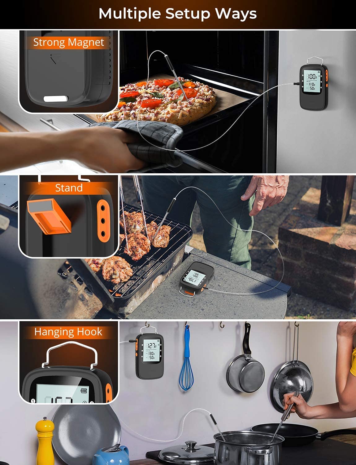 Govee Bluetooth Meat Thermometer for Smoker Oven