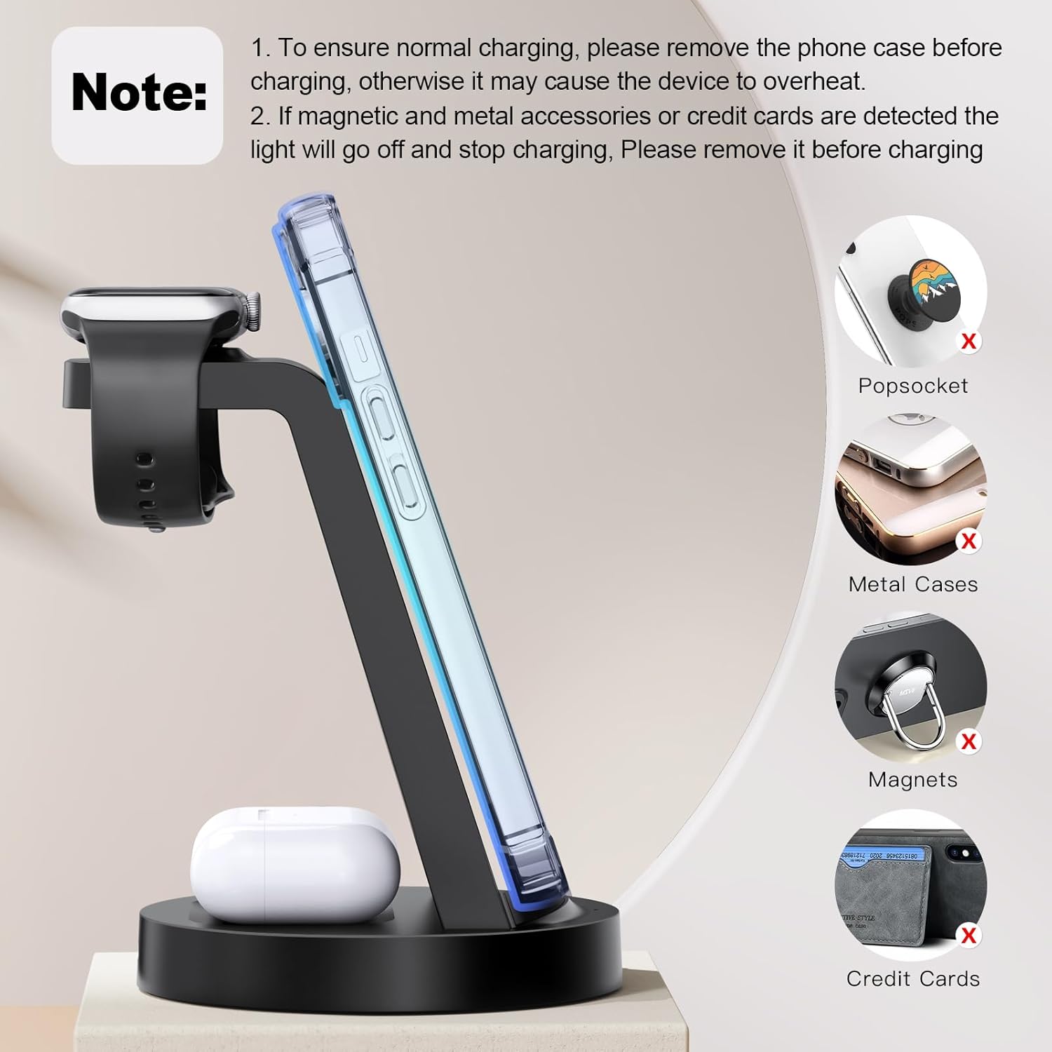 3-in-1 Wireless Charging Station for iPhone