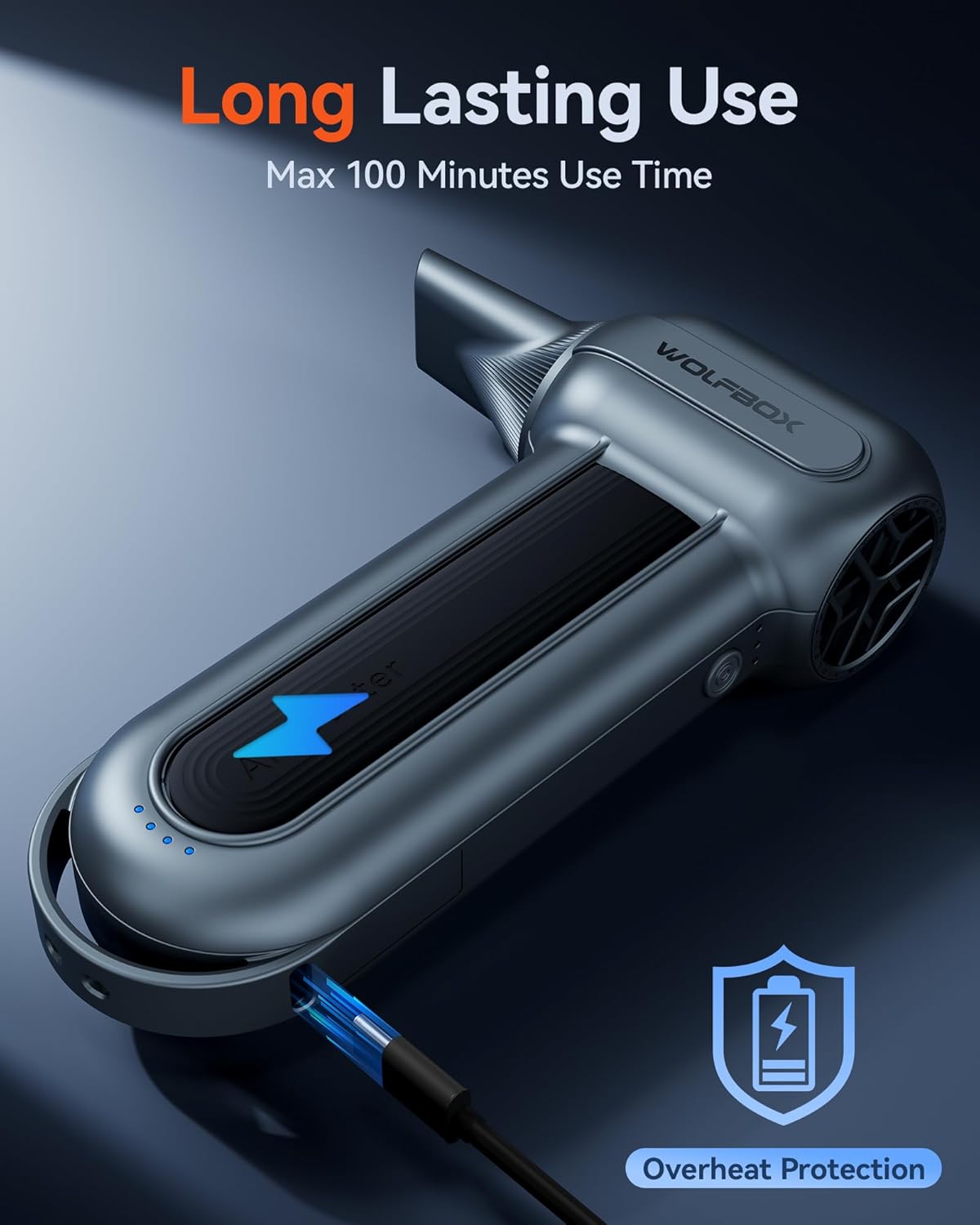 WOLFBOX MF100 Cordless Electric Air Duster