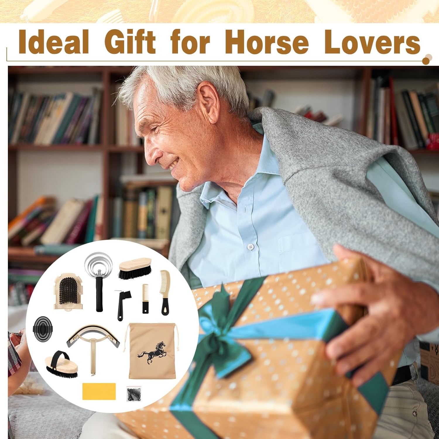 Abbylike Horse Grooming Kit Racing Festival