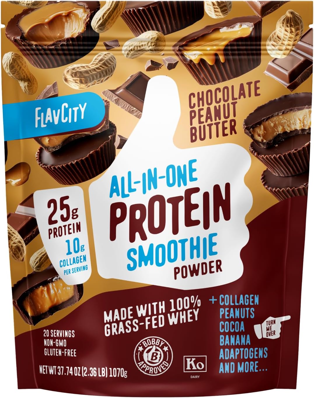 FlavCity Grass Fed Whey Protein