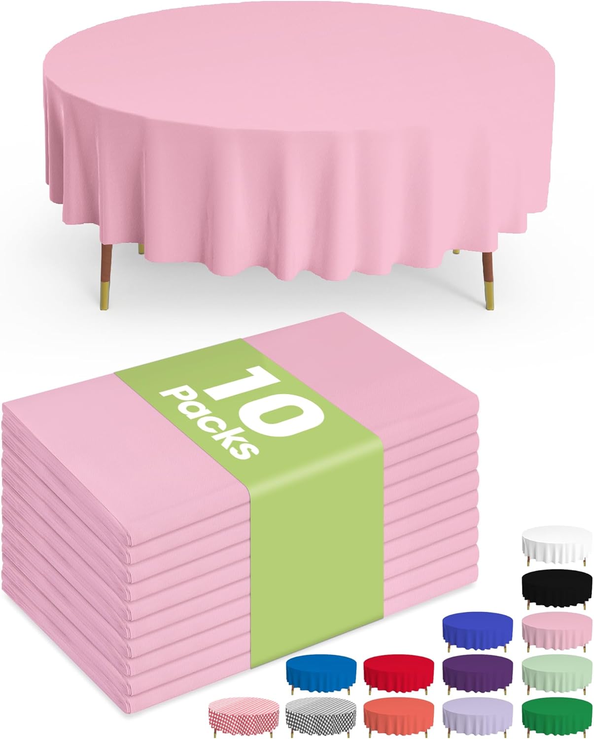 Pureegg Disposable Plastic Tablecloths