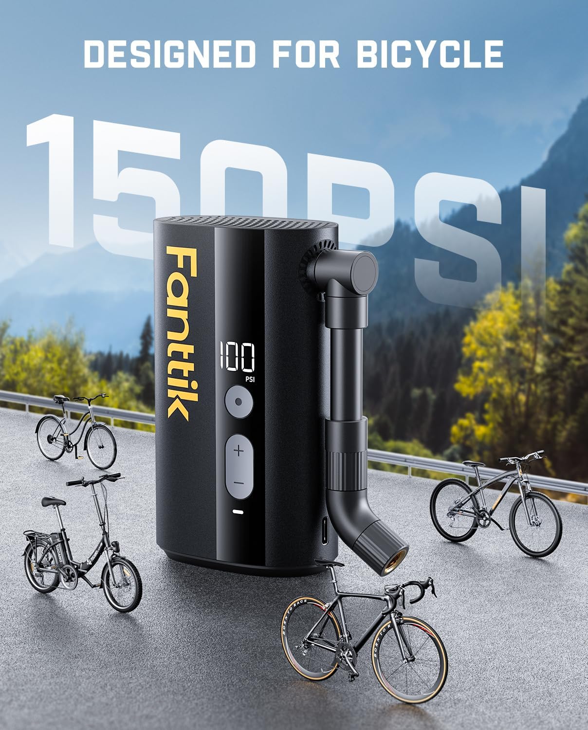 Fanttik X9 Ace Mini Fast Inflate Bike Pump