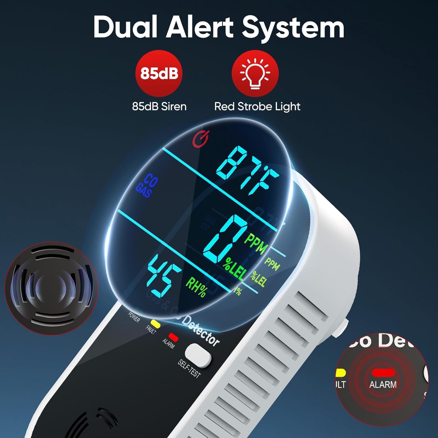 Smart Gas Leak Detector with CO Sensor